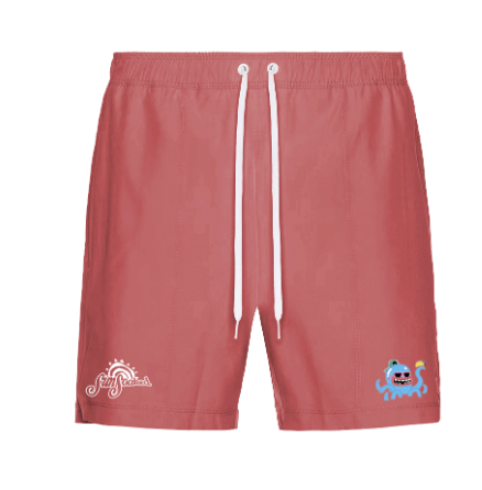 Sunsoaked Board Short Red