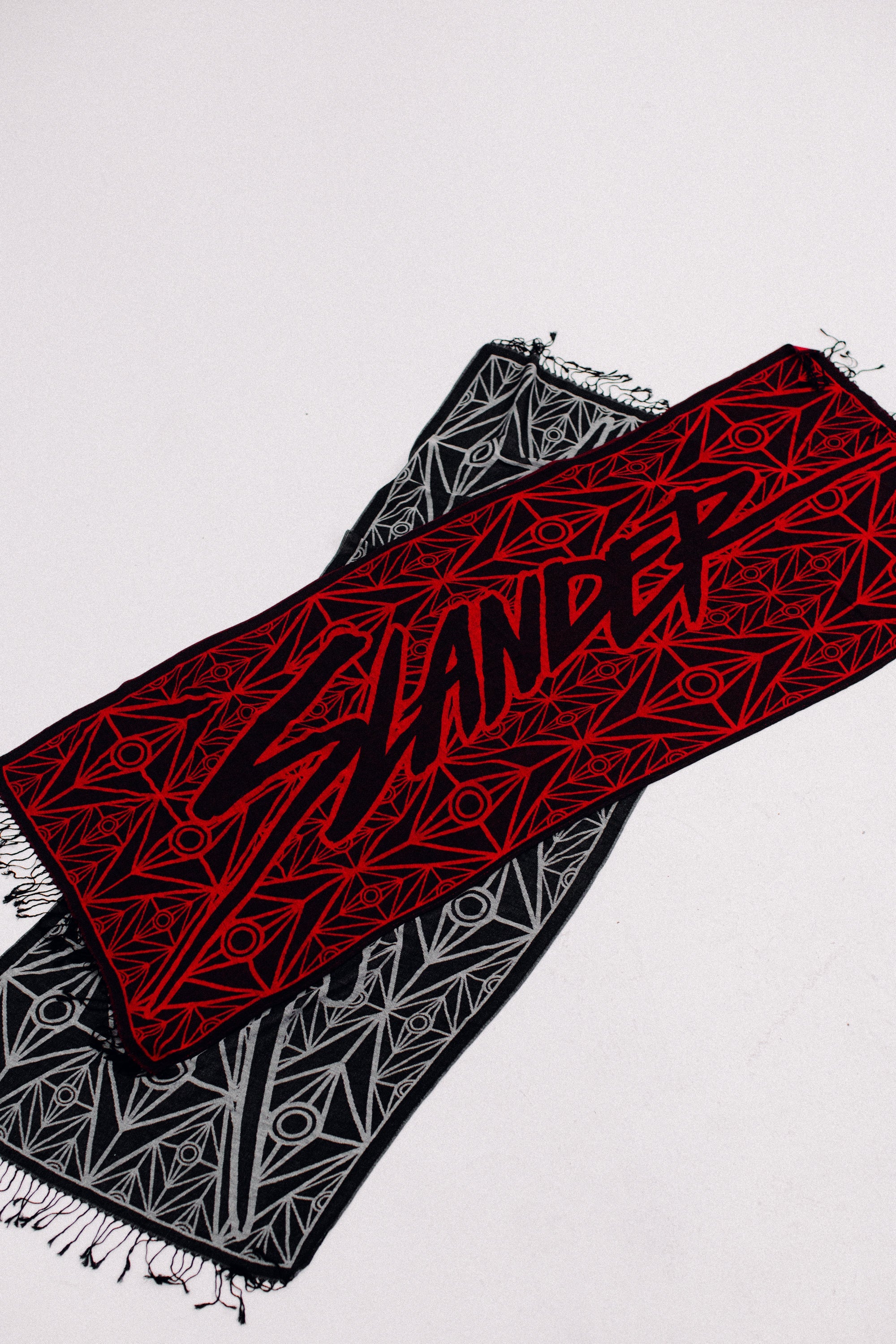 Eye Pashmina - Red - Slander Merchandise
