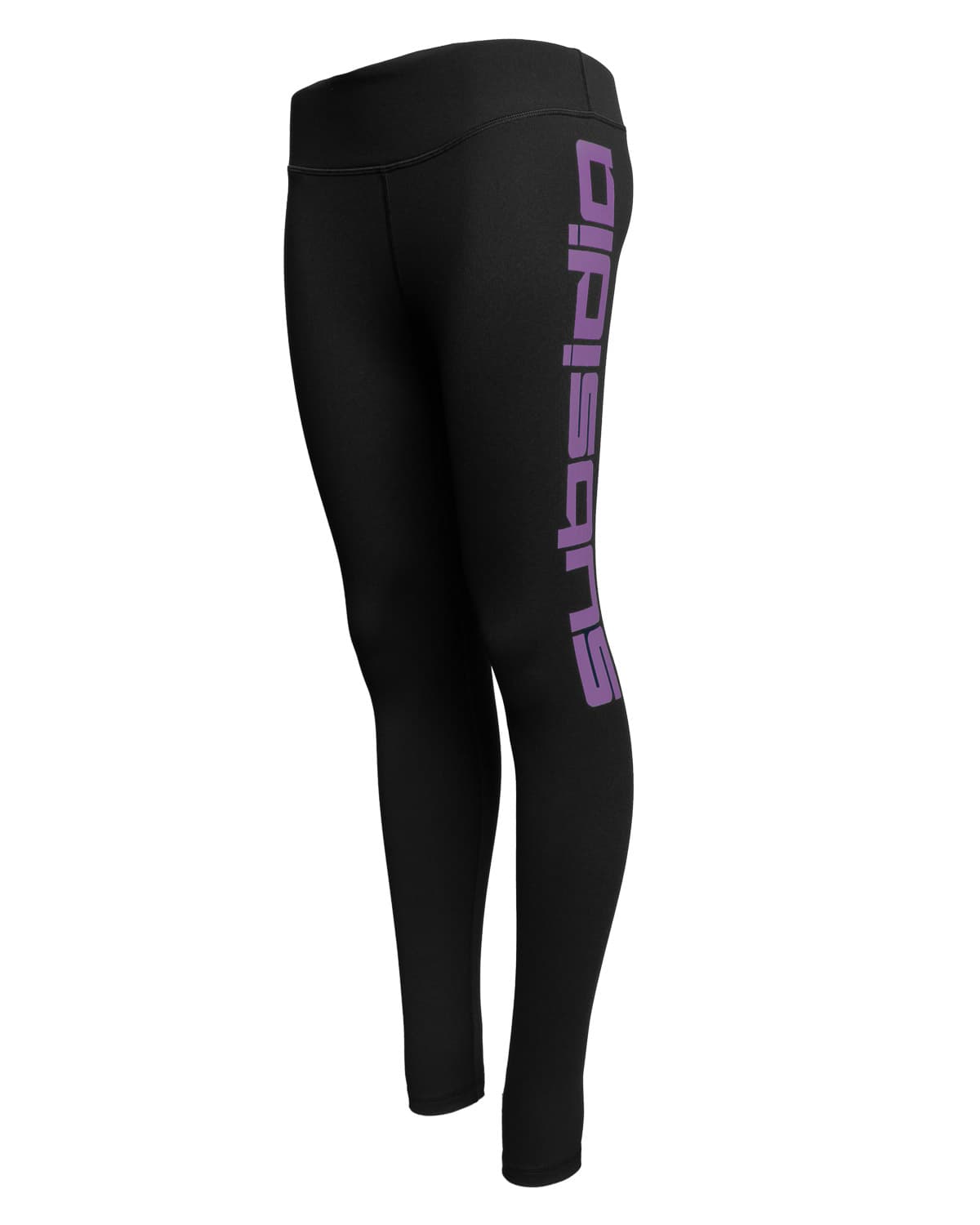 Subsidia Mid Waist Leggings (Black/Purple) - Excision