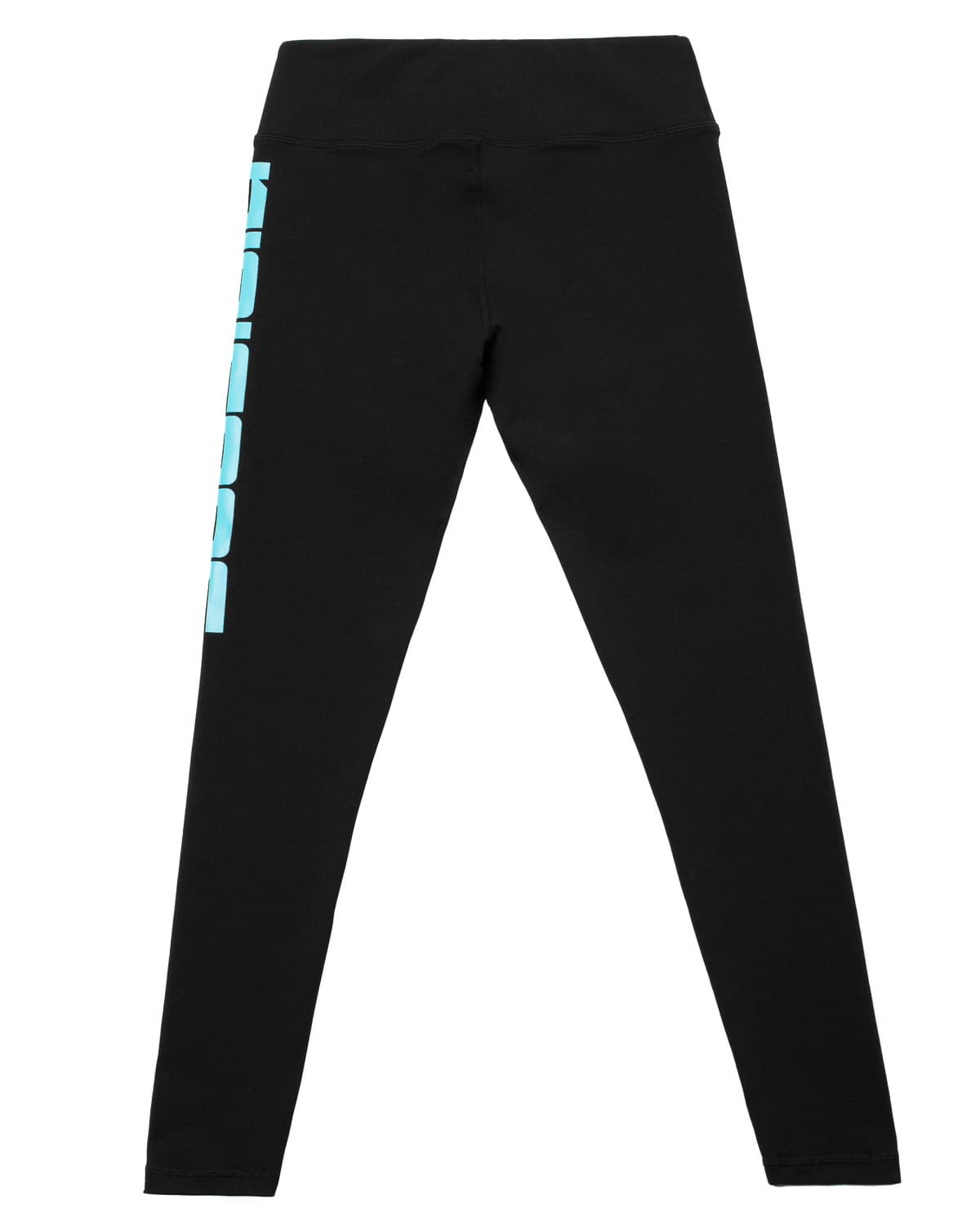 Subsidia Mid Waist Leggings (Black/Turquoise) - Excision