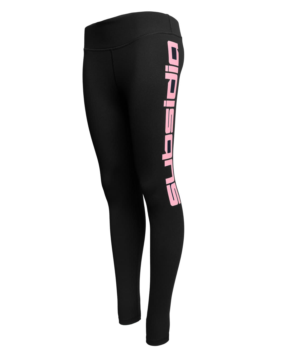Subsidia Mid Waist Leggings (Black/Pink) - Excision