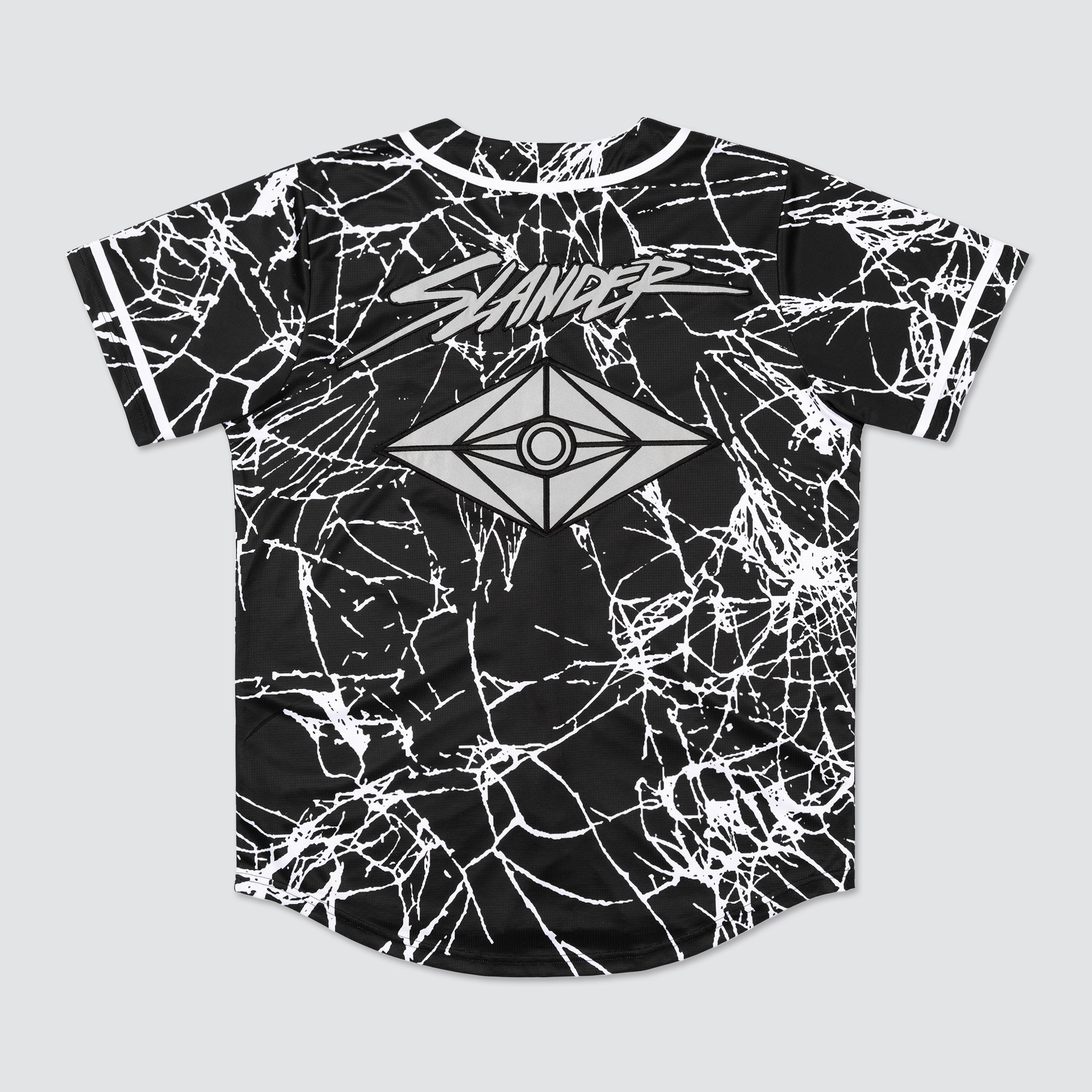 FRACTURE BASEBALL JERSEY - Slander Merchandise
