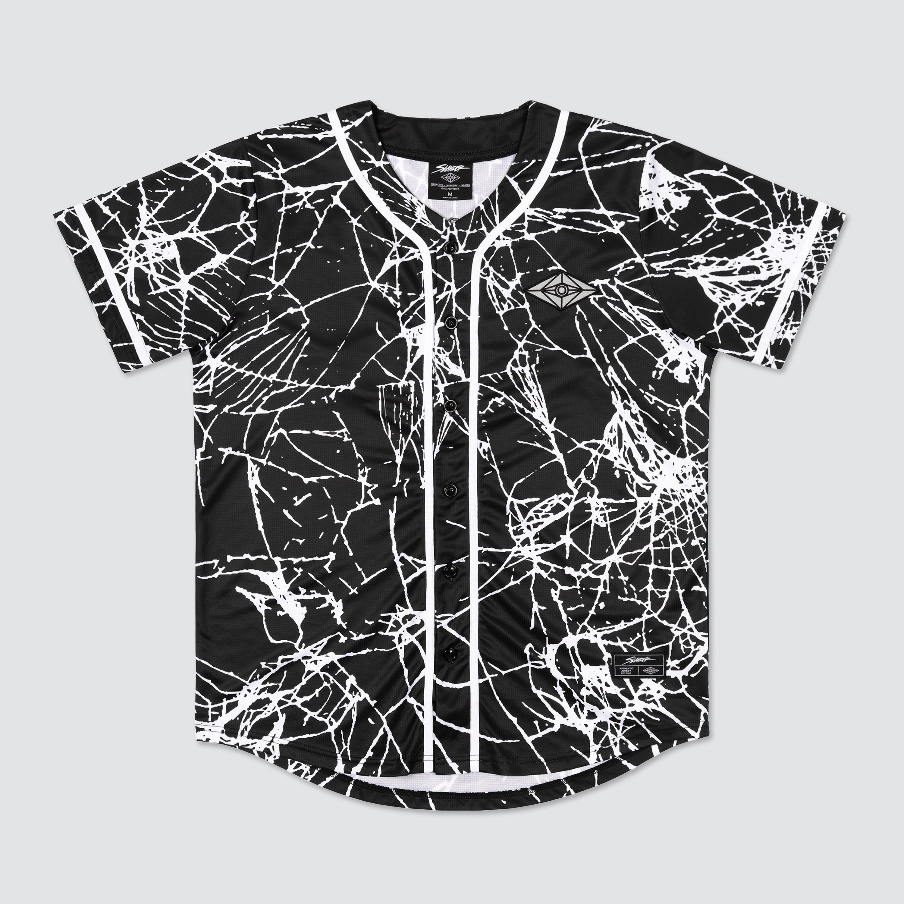 FRACTURE BASEBALL JERSEY - Slander Merchandise