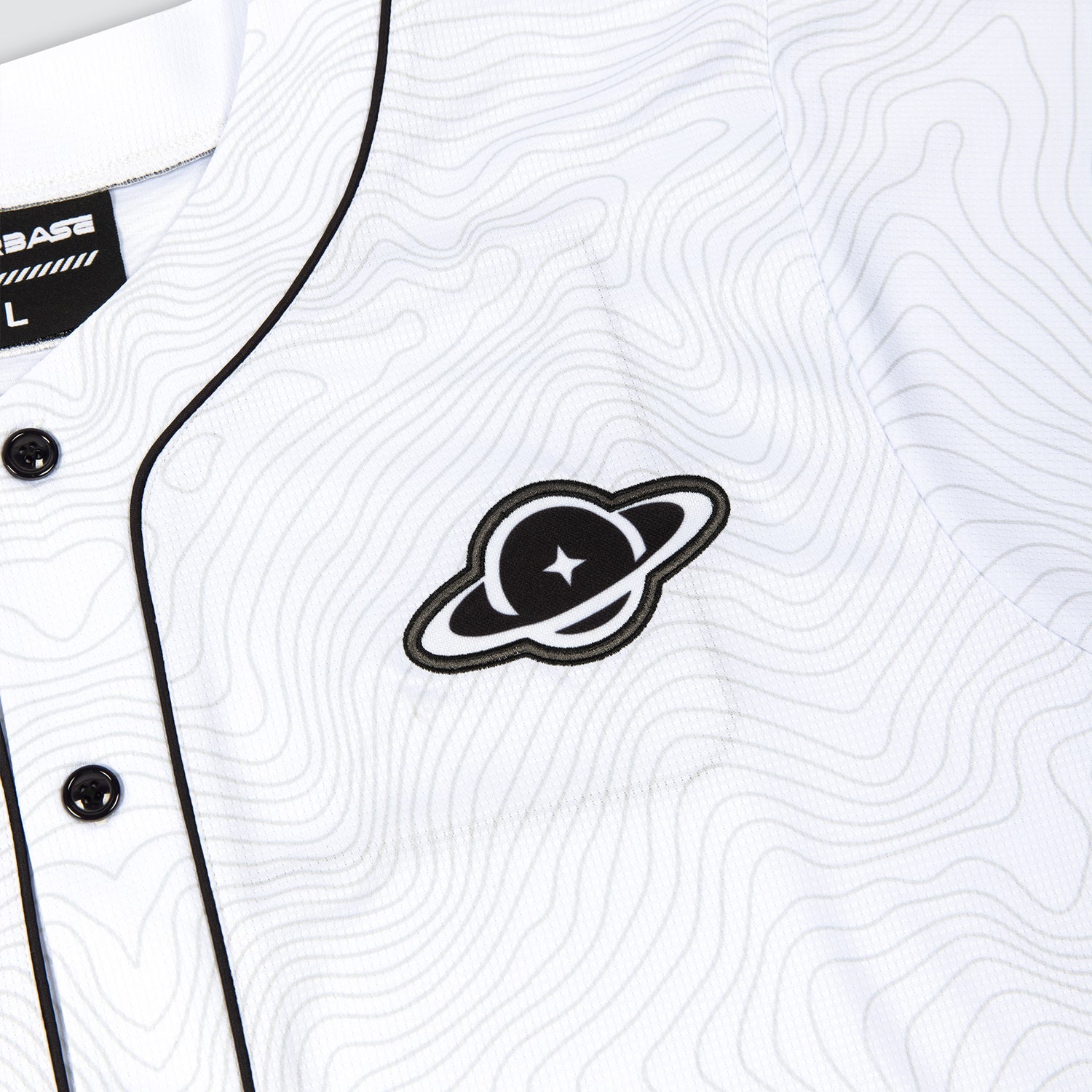 STARBASE WHITE ELEVATION JERSEY - Slander Merchandise
