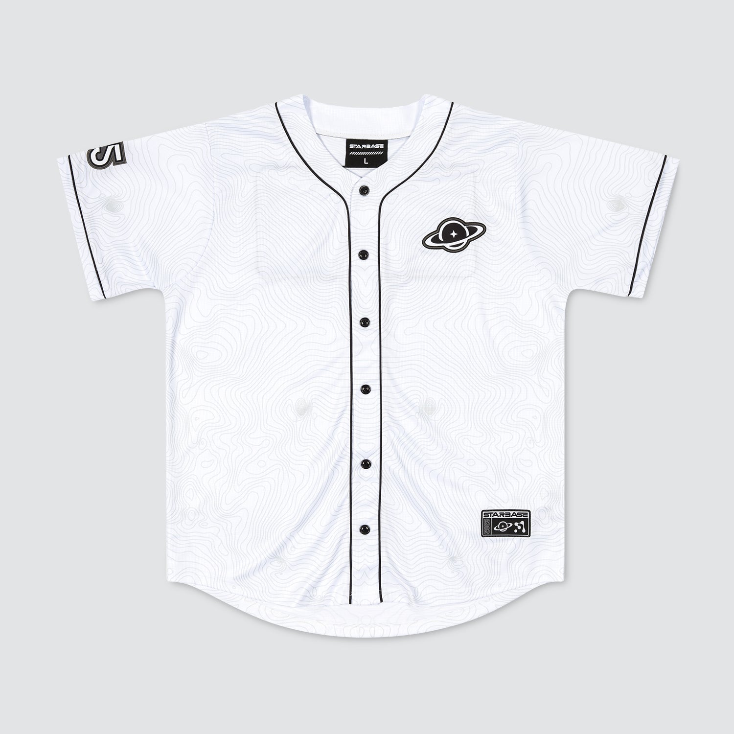 STARBASE WHITE ELEVATION JERSEY - Slander Merchandise
