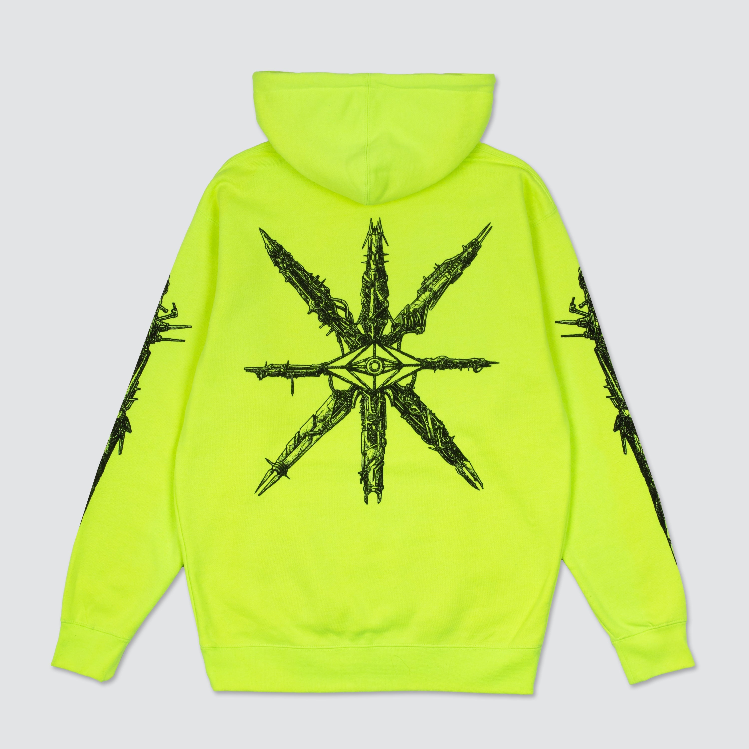 NEON MECHANICAL HOODIE (LIGHTWEIGHT) - Slander Merchandise