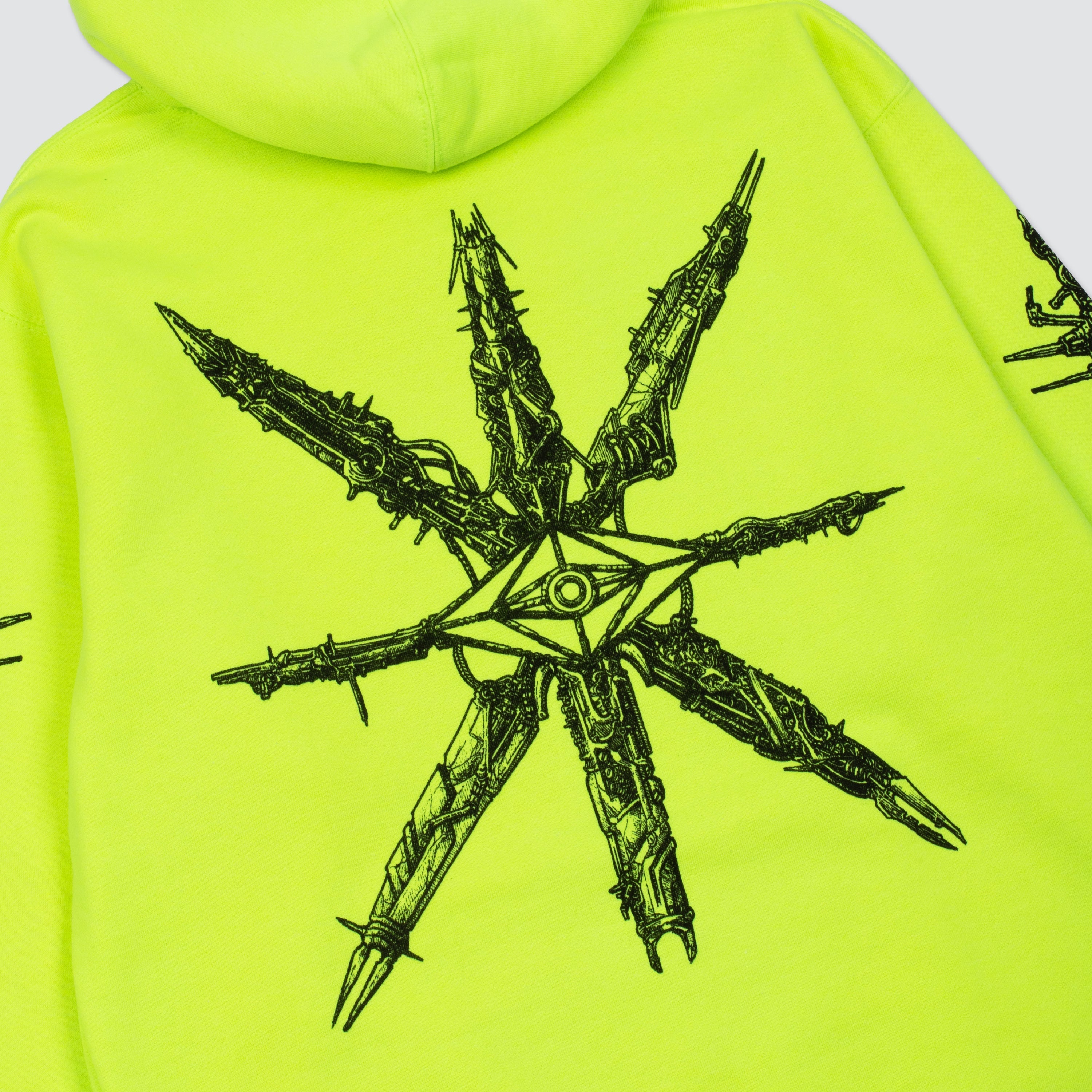 NEON MECHANICAL HOODIE (LIGHTWEIGHT) - Slander Merchandise