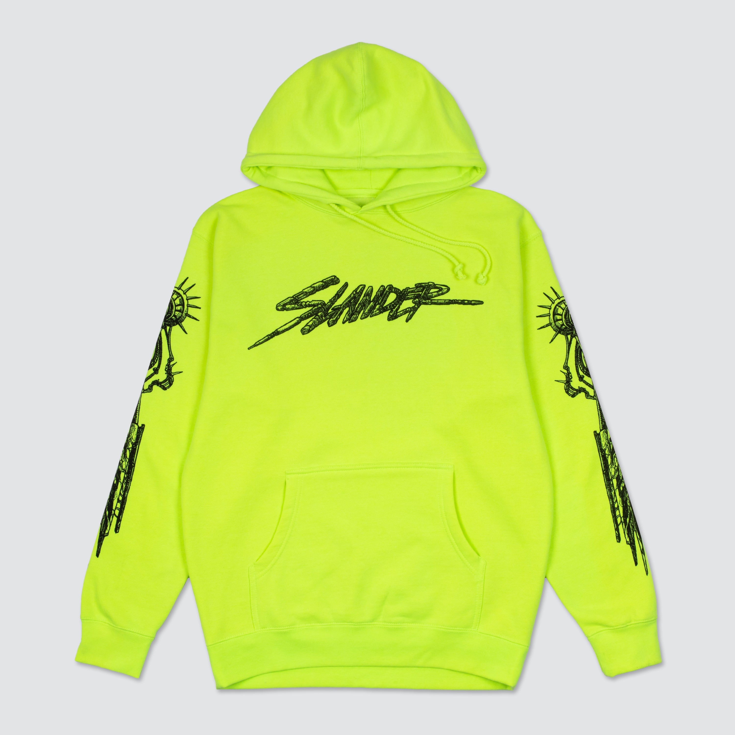 NEON MECHANICAL HOODIE (LIGHTWEIGHT) - Slander Merchandise