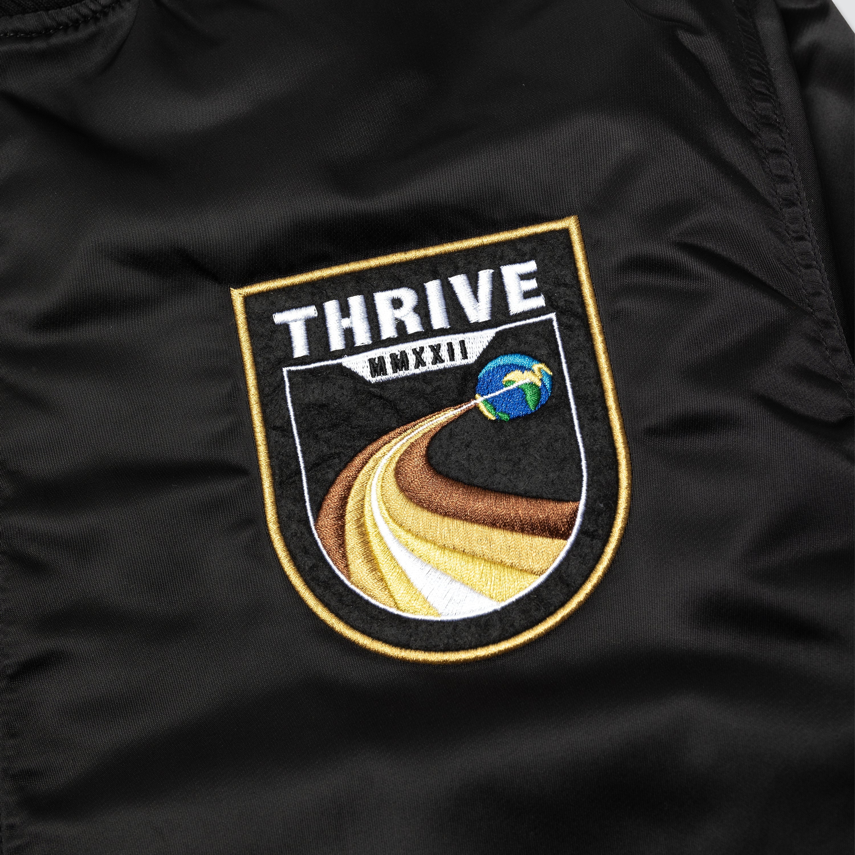 THRIVE BOMBER JACKET - Slander Merchandise