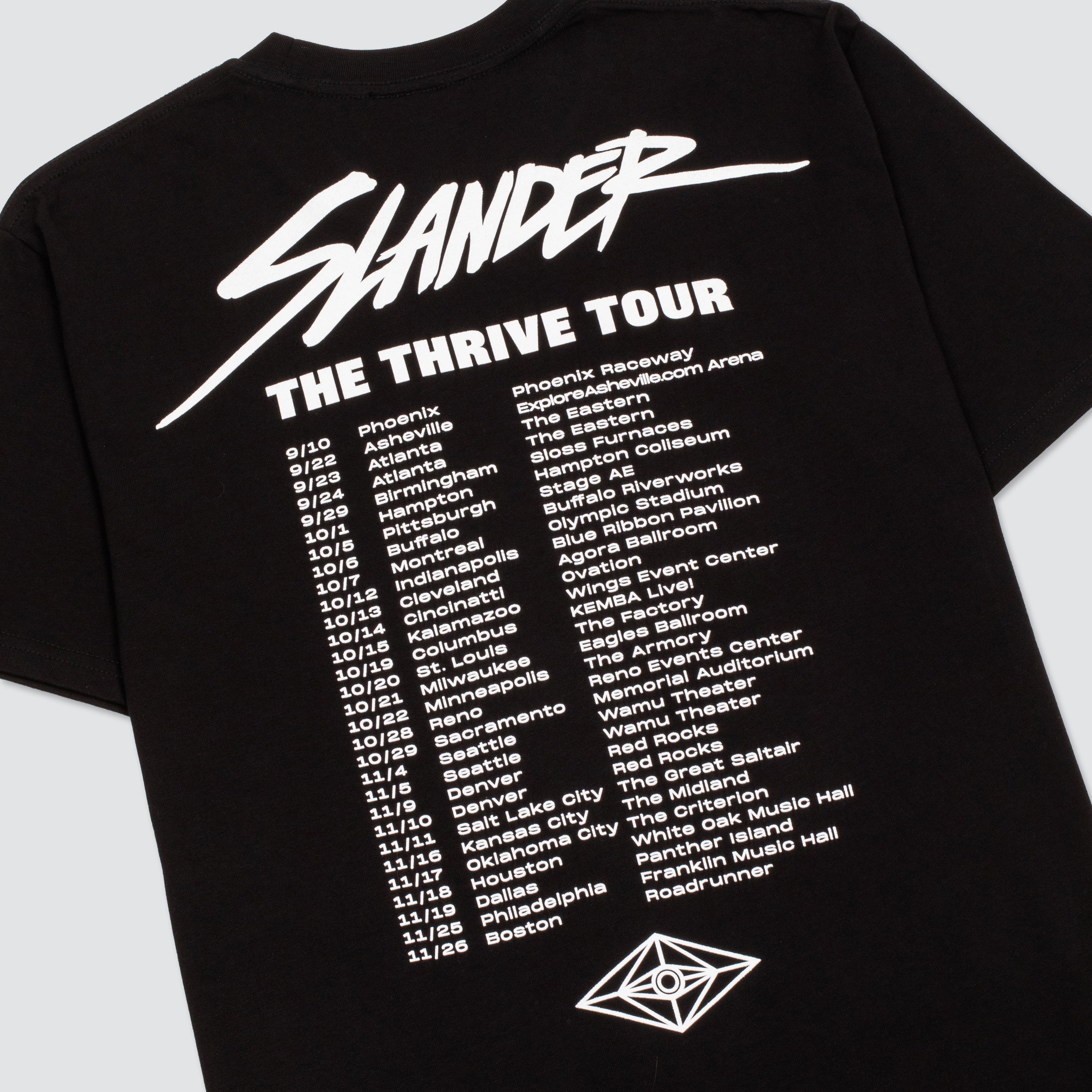 THRIVE TOUR TEE - Slander Merchandise