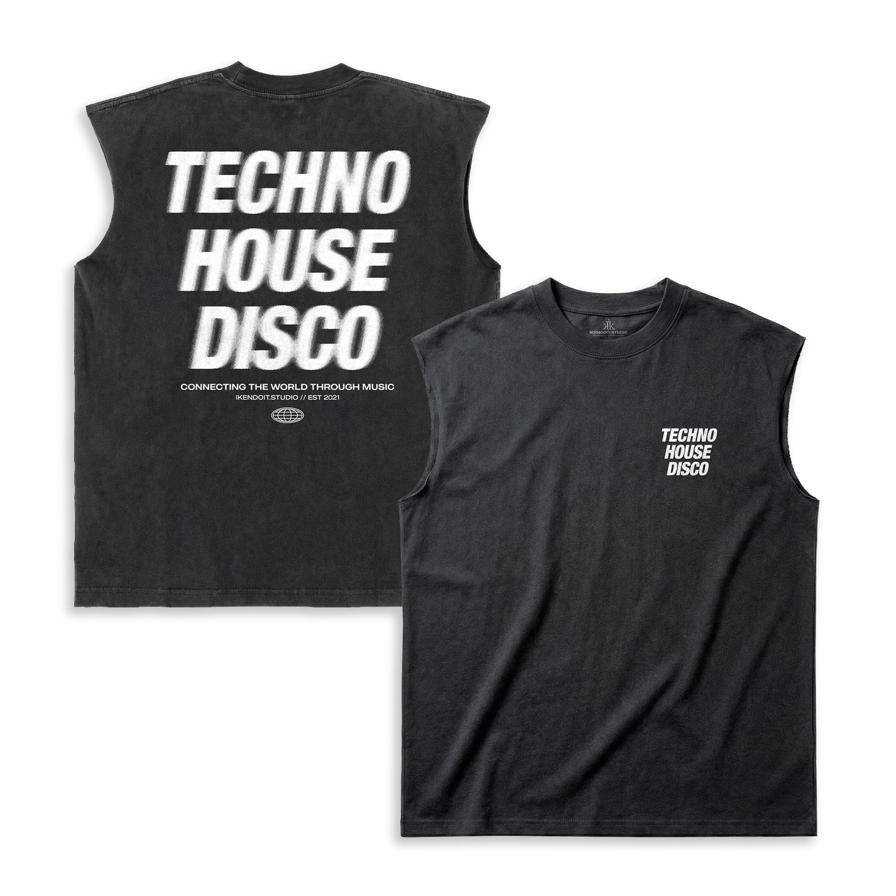 Techno x House x Disco Sleeveless Tee