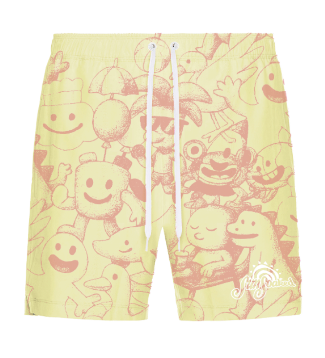 Sunsoaked Board Short - Yellow