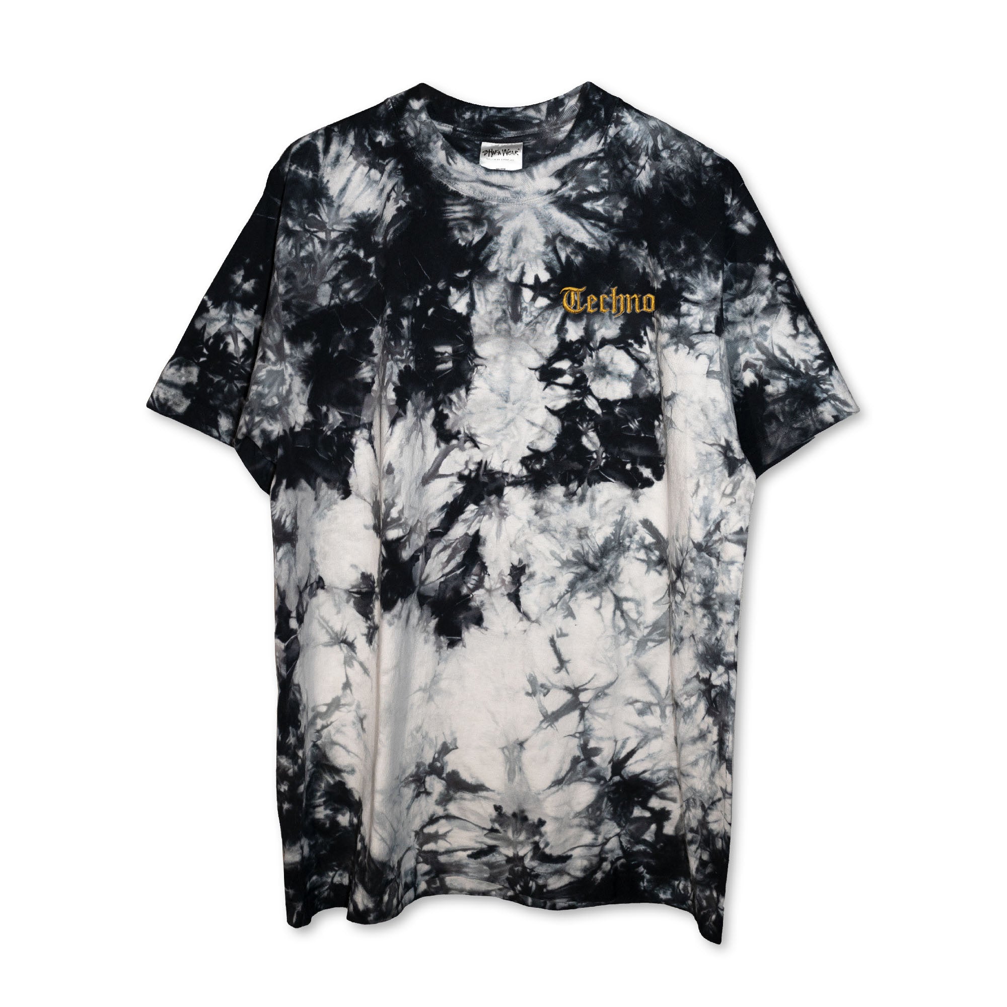 Techno Olde English Crystal Dye Oversized Tee