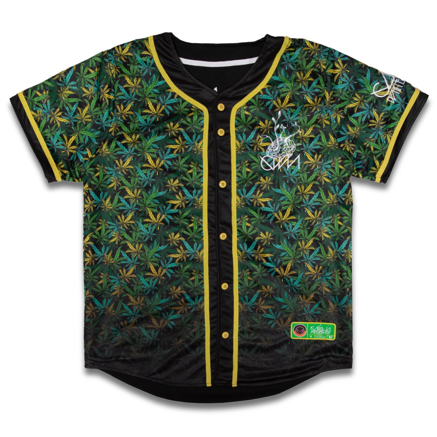 Reversible Jersey - Baseball Jersey - Ganja White Night