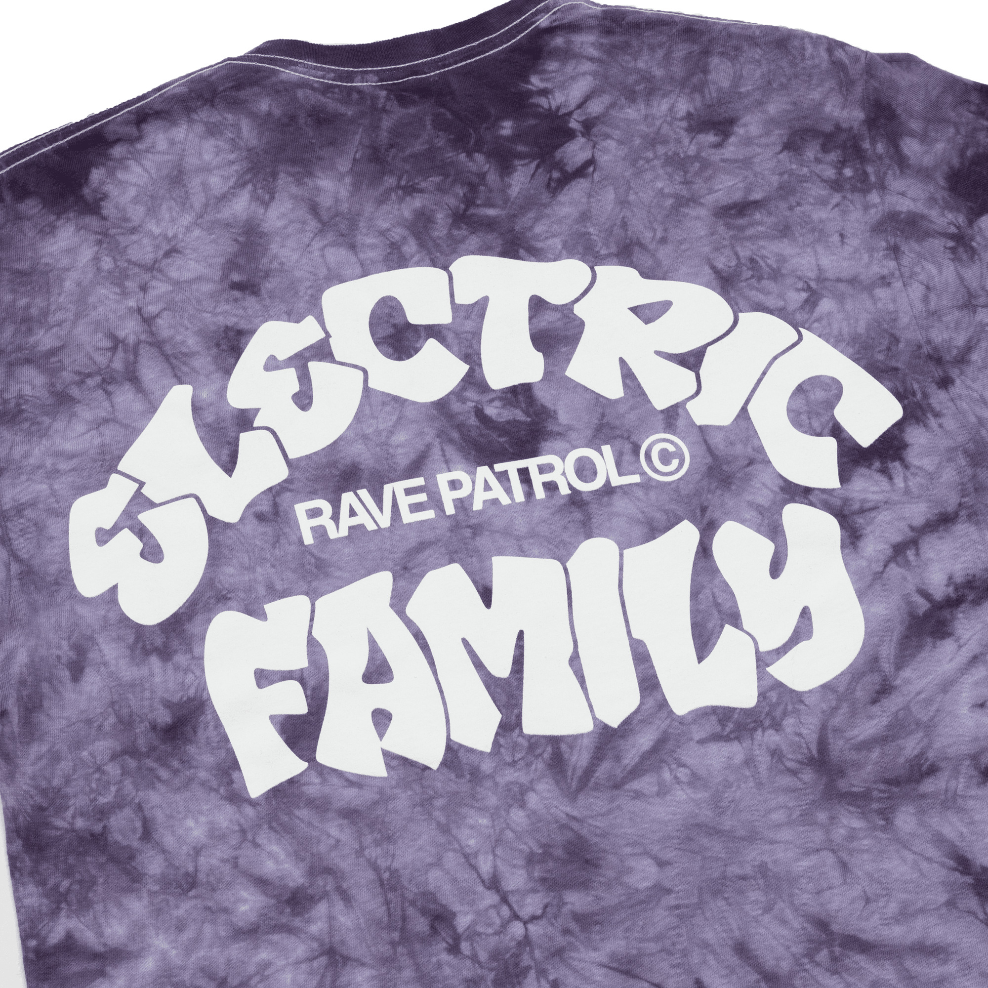 Electric Family Rave Patrol Tie Dye Tee - Tee Rave Patrol Tie Dye Tee - S