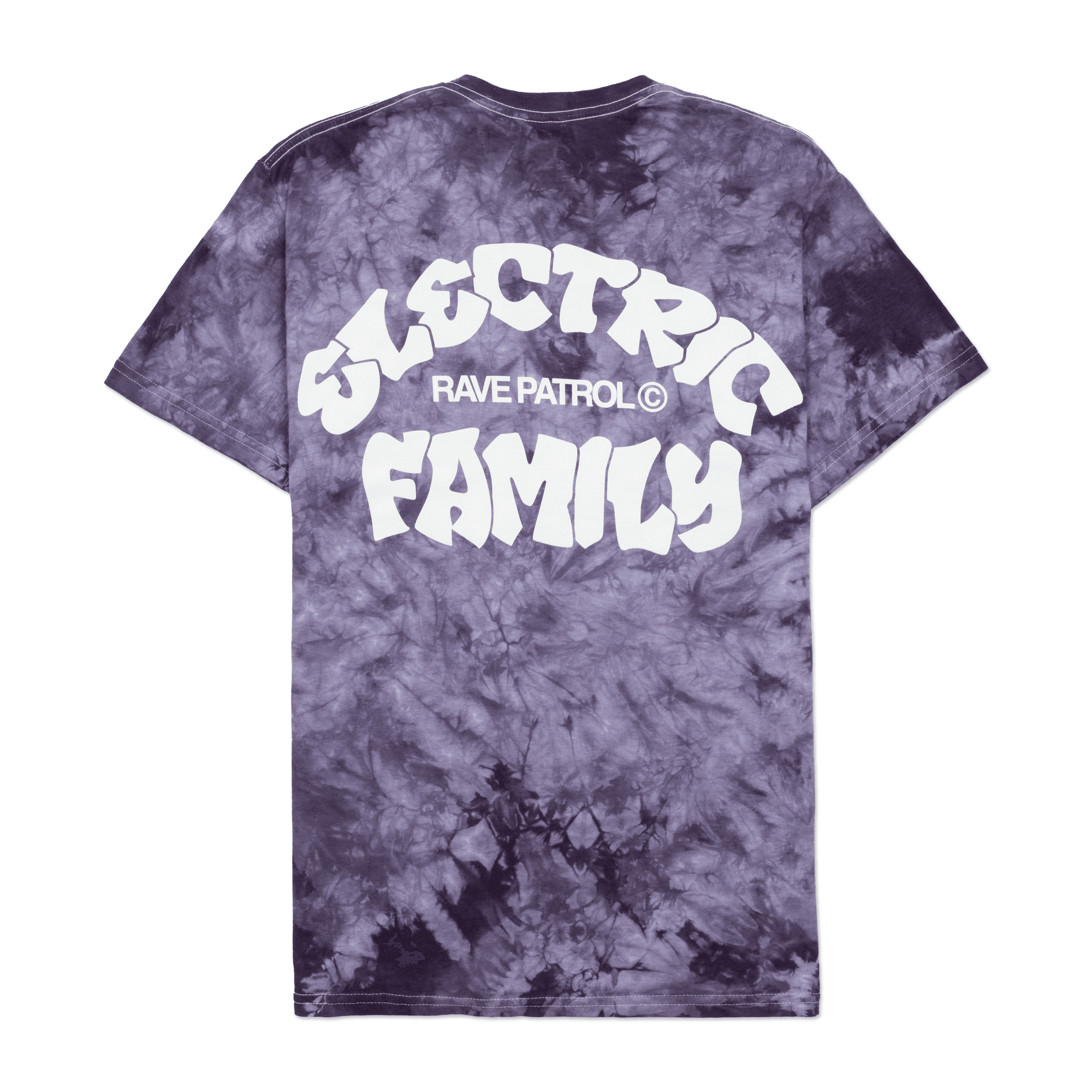 Electric Family Rave Patrol Tie Dye Tee - Tee Rave Patrol Tie Dye Tee - S