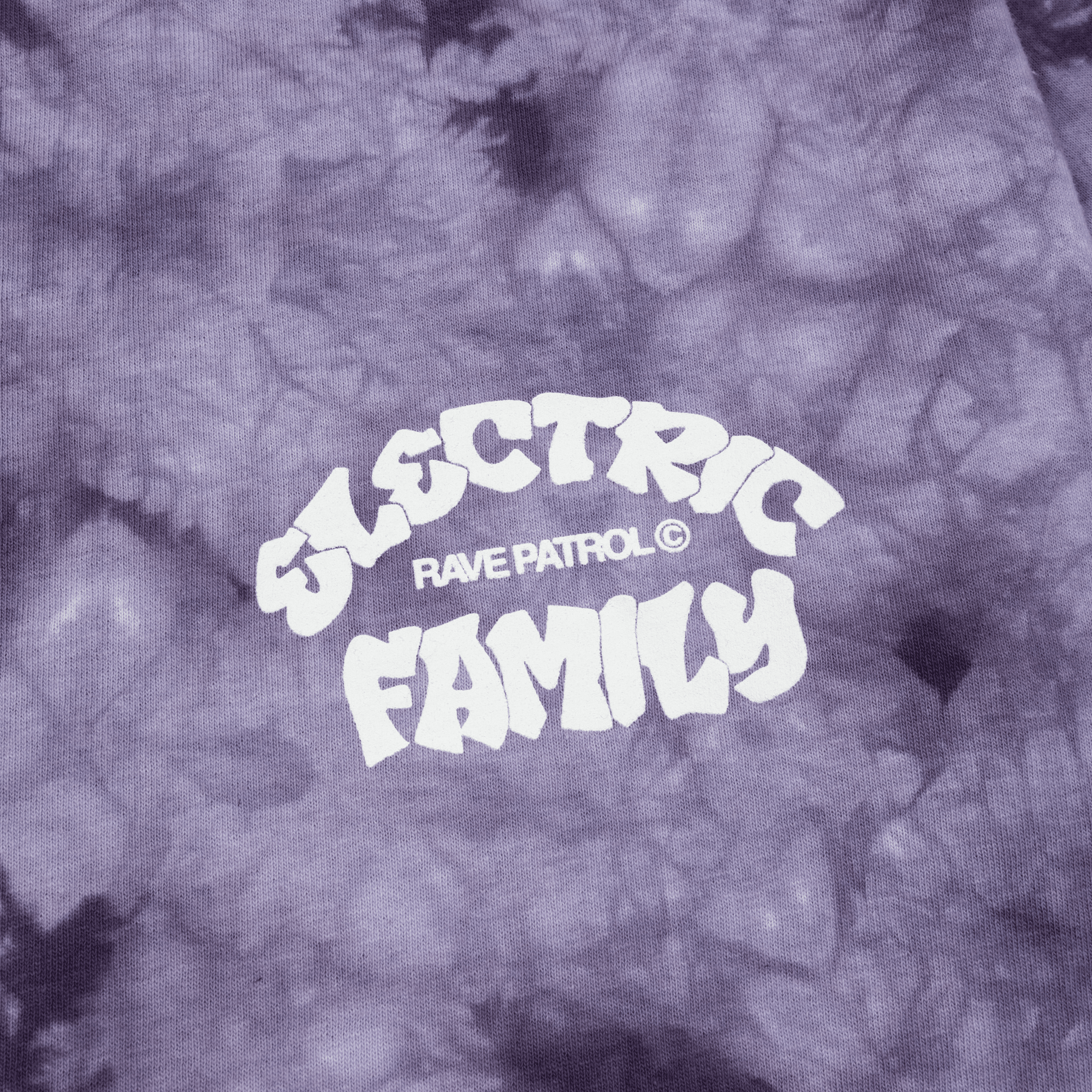 Electric Family Rave Patrol Tie Dye Tee - Tee Rave Patrol Tie Dye Tee - S
