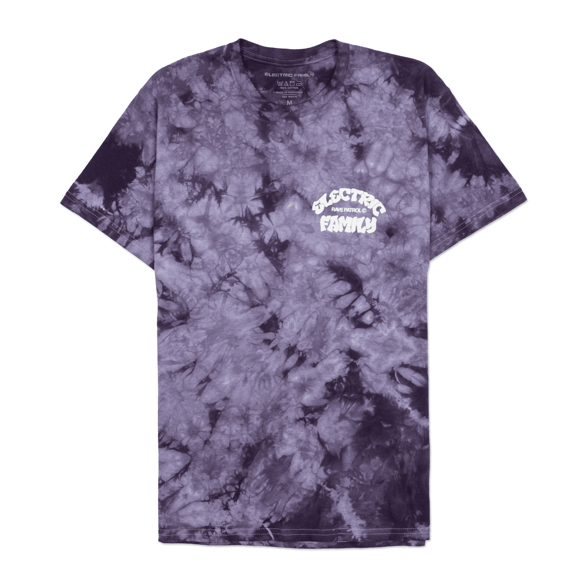 Electric Family Rave Patrol Tie Dye Tee - Tee Rave Patrol Tie Dye Tee - S
