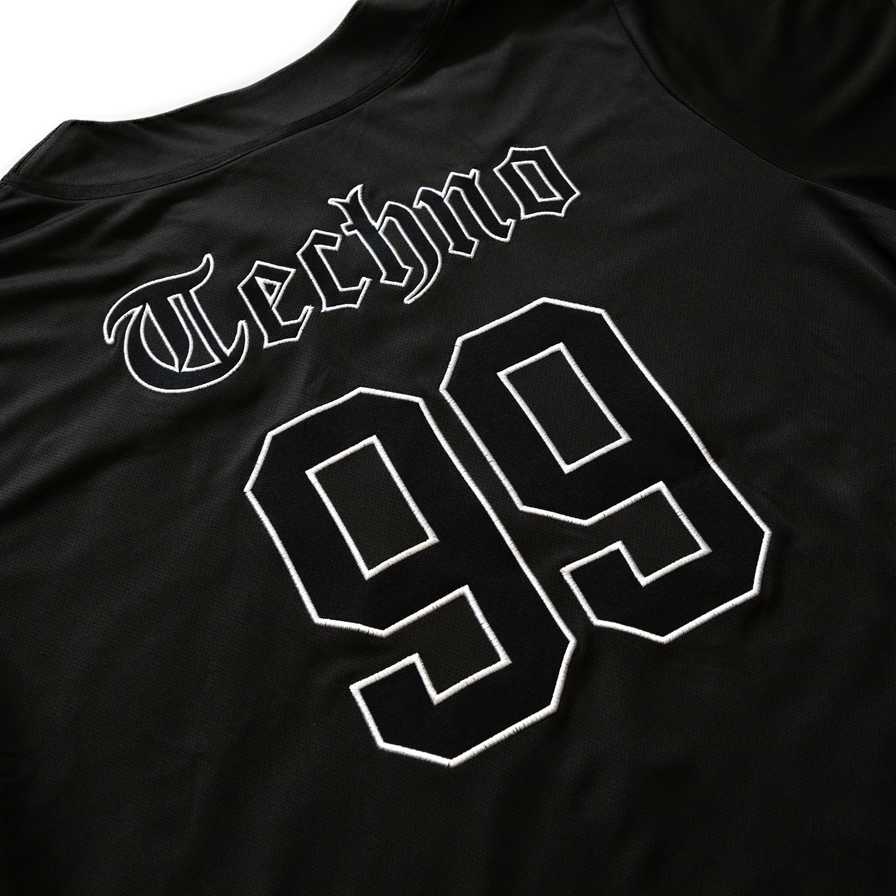 Techno Baseball Jersey / Black