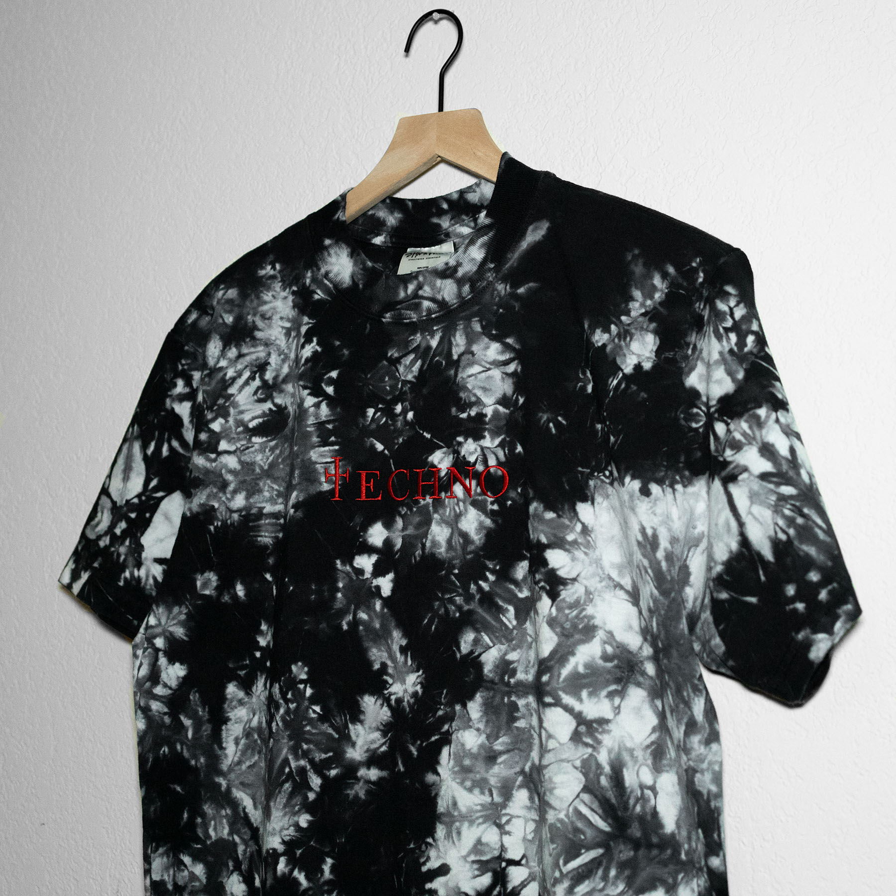 Techno Crystal Dye Oversized Tee