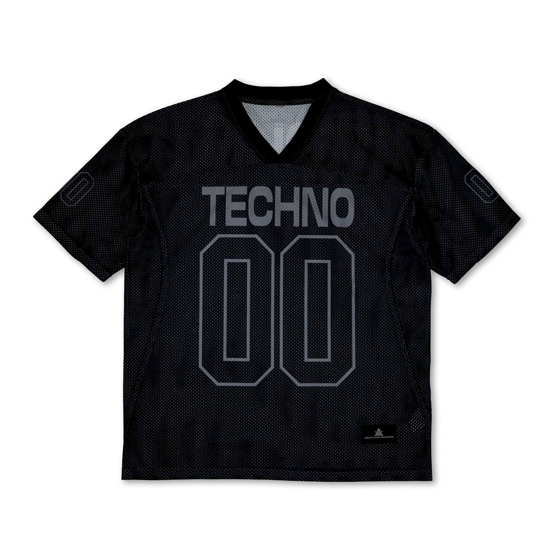 Techno Football Jersey / Black