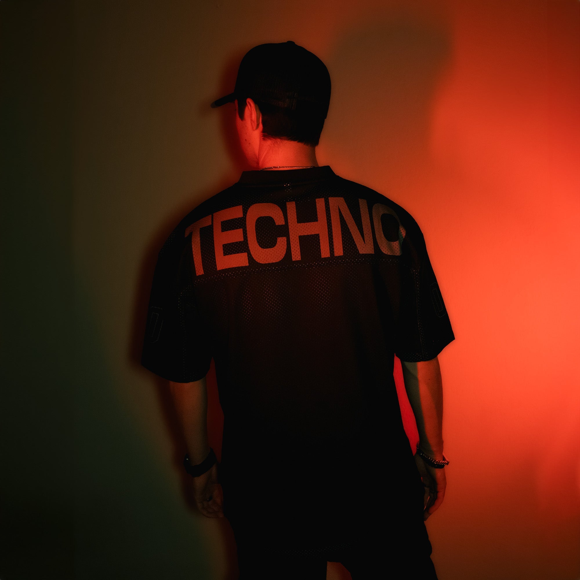 Techno Football Jersey / Black