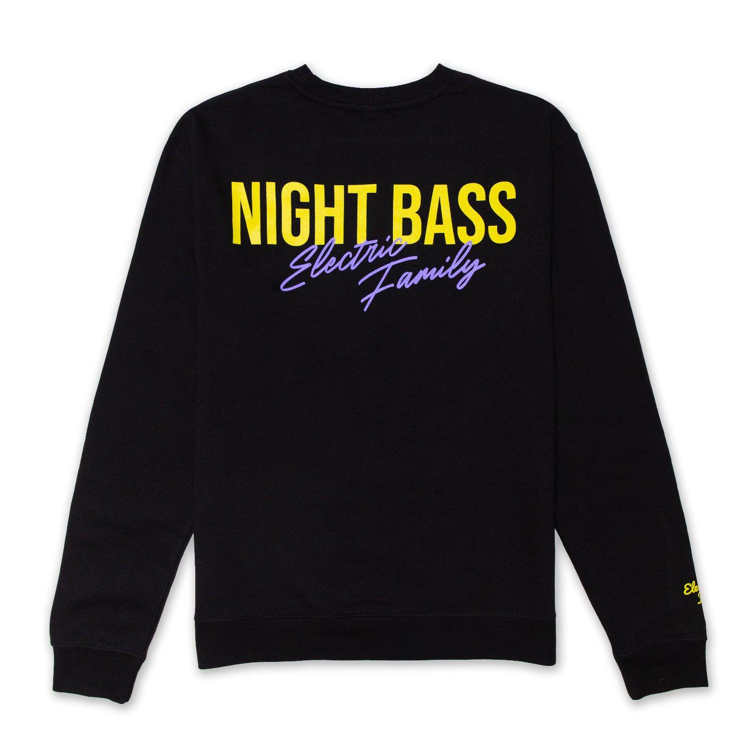 EF x Night Bass Crewneck - Crewneck Sweater - Electric Family- Electric Family Official Artist Merchandise