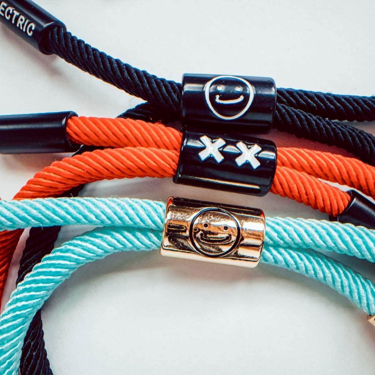 Good Times New School Bracelet (Black/Black) - New School Bracelet - Electric Family- Electric Family Official Artist Merchandise