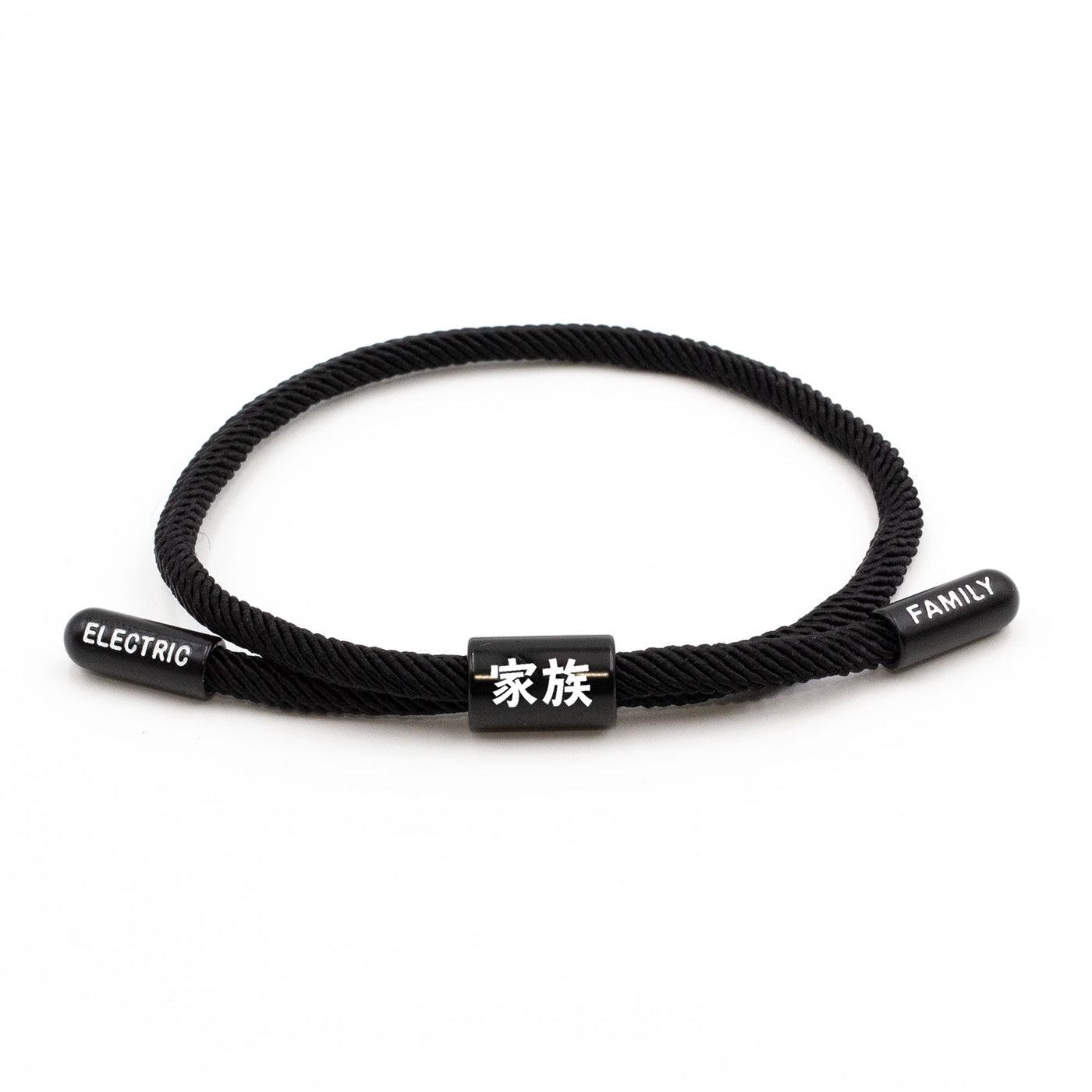 Kazoku New School (Black/Black) - New School Bracelet - Electric Family- Electric Family Official Artist Merchandise