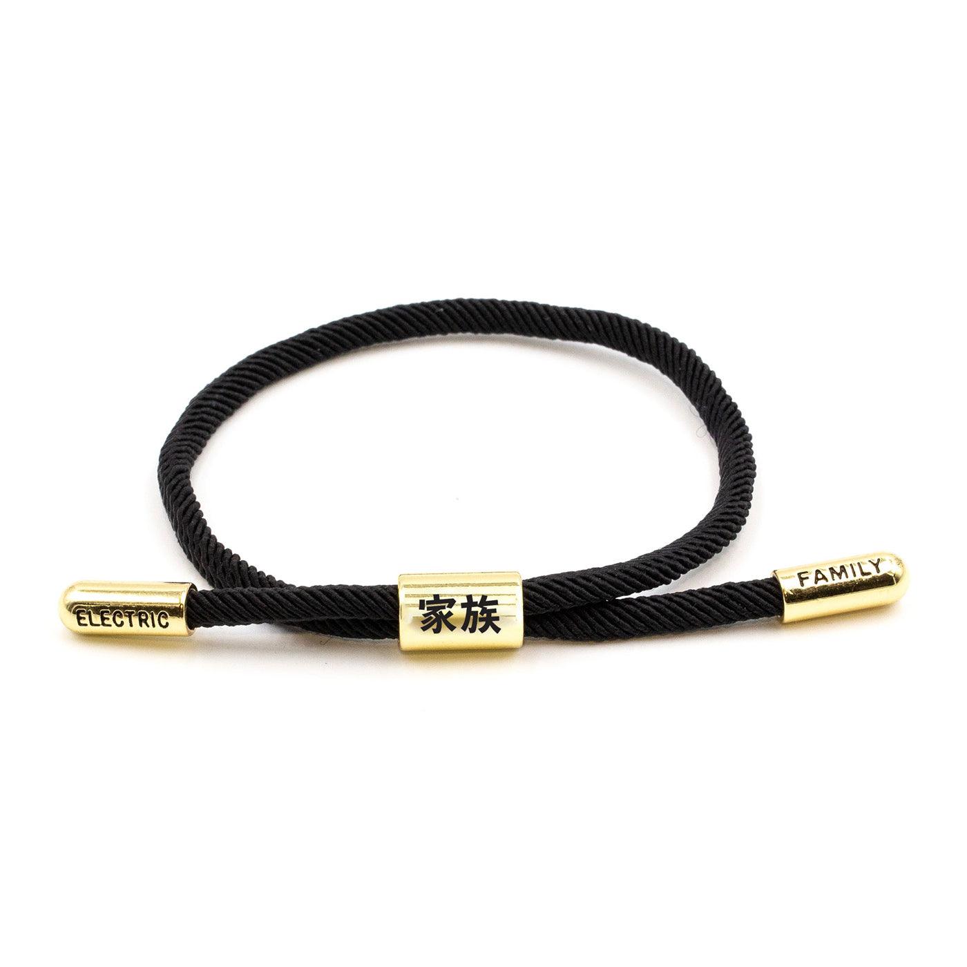 Kazoku New School (Black/Gold) - New School Bracelet - Electric Family- Electric Family Official Artist Merchandise
