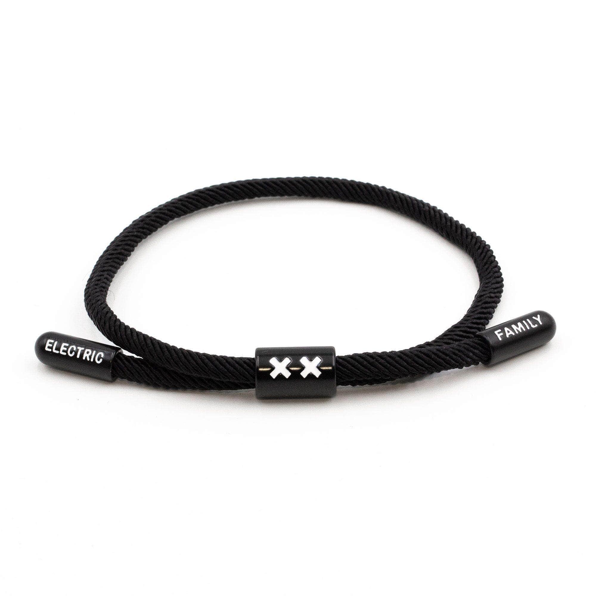 XX New School Bracelet (Black/Black) - New School Bracelet - Electric Family- Electric Family Official Artist Merchandise