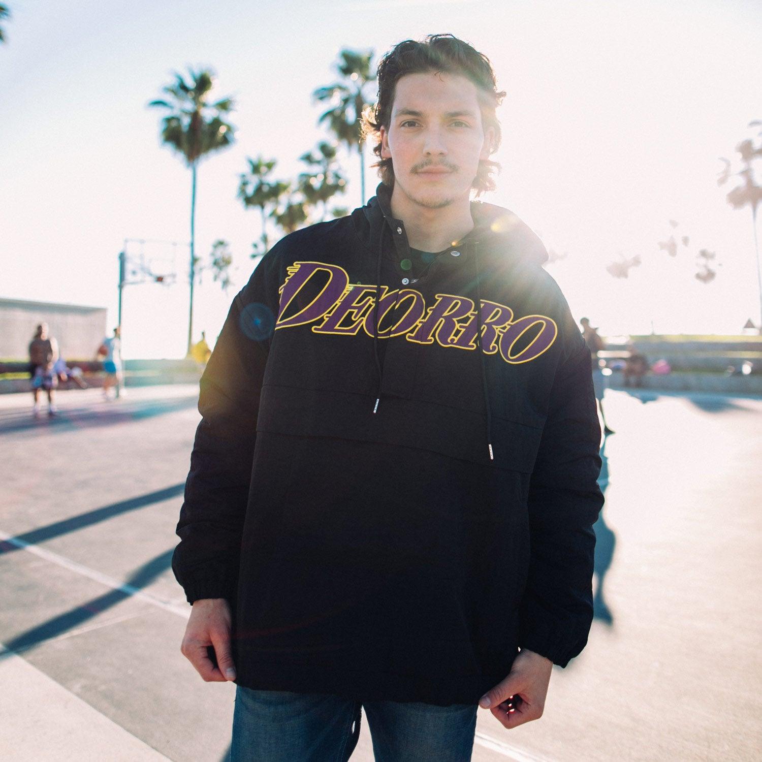 EF x Deorro Jacket - Black - Windbreaker - Electric Family- Electric Family Official Artist Merchandise