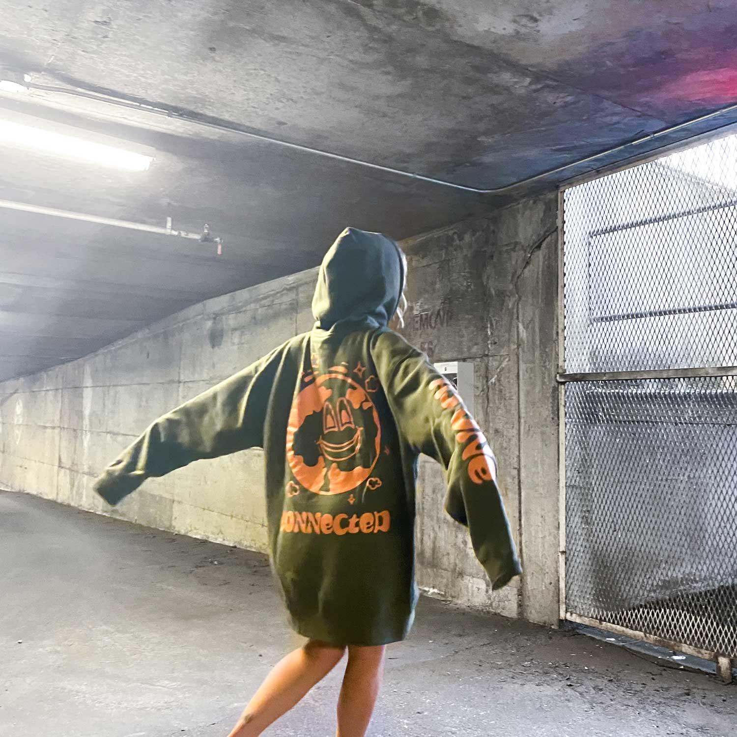 EF x Whipped Cream Hoodie - Forest - Hoodie - Electric Family- Electric Family Official Artist Merchandise