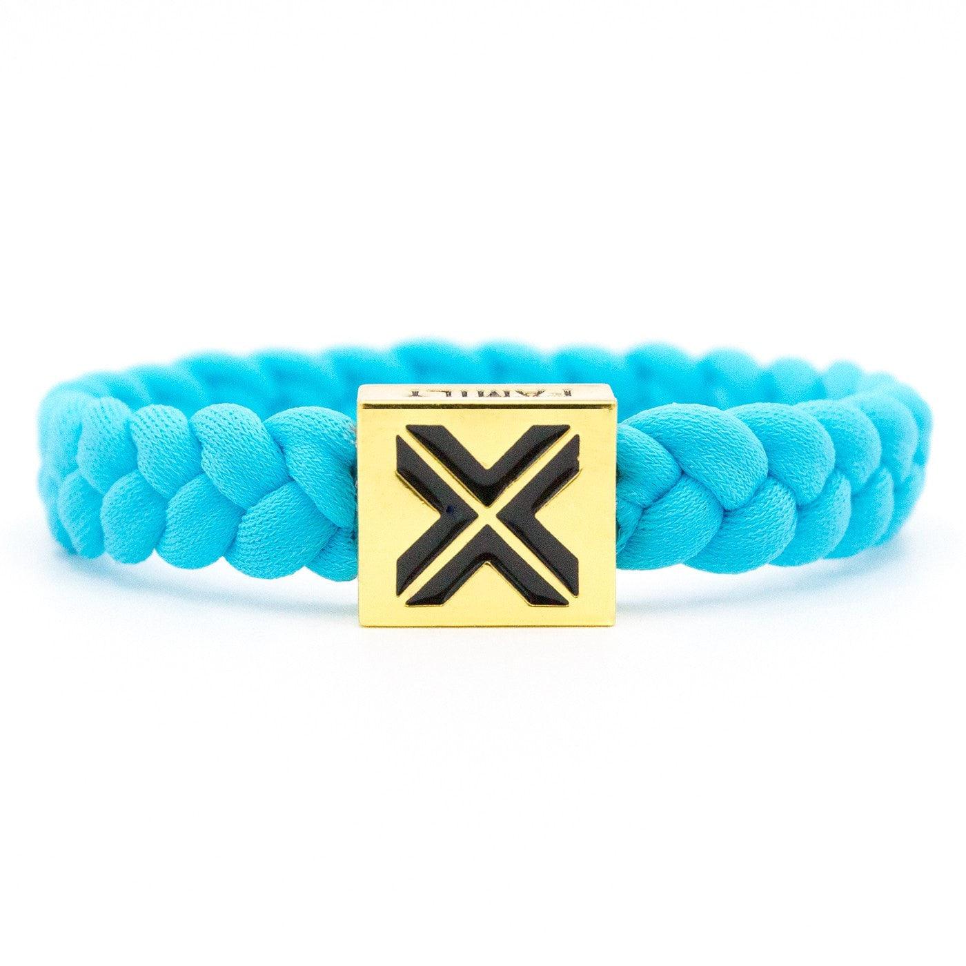 X Bracelet (Gold Clasp) / Diamond - Original Woven - Electric Family- Electric Family Official Artist Merchandise