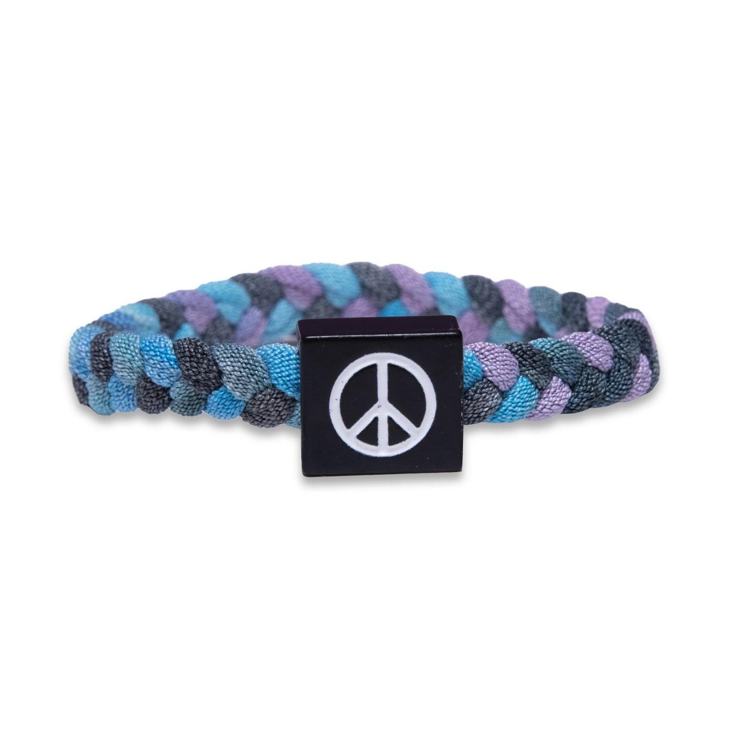 Peace Sign Bracelet - Multi - Original Woven - Electric Family- Electric Family Official Artist Merchandise