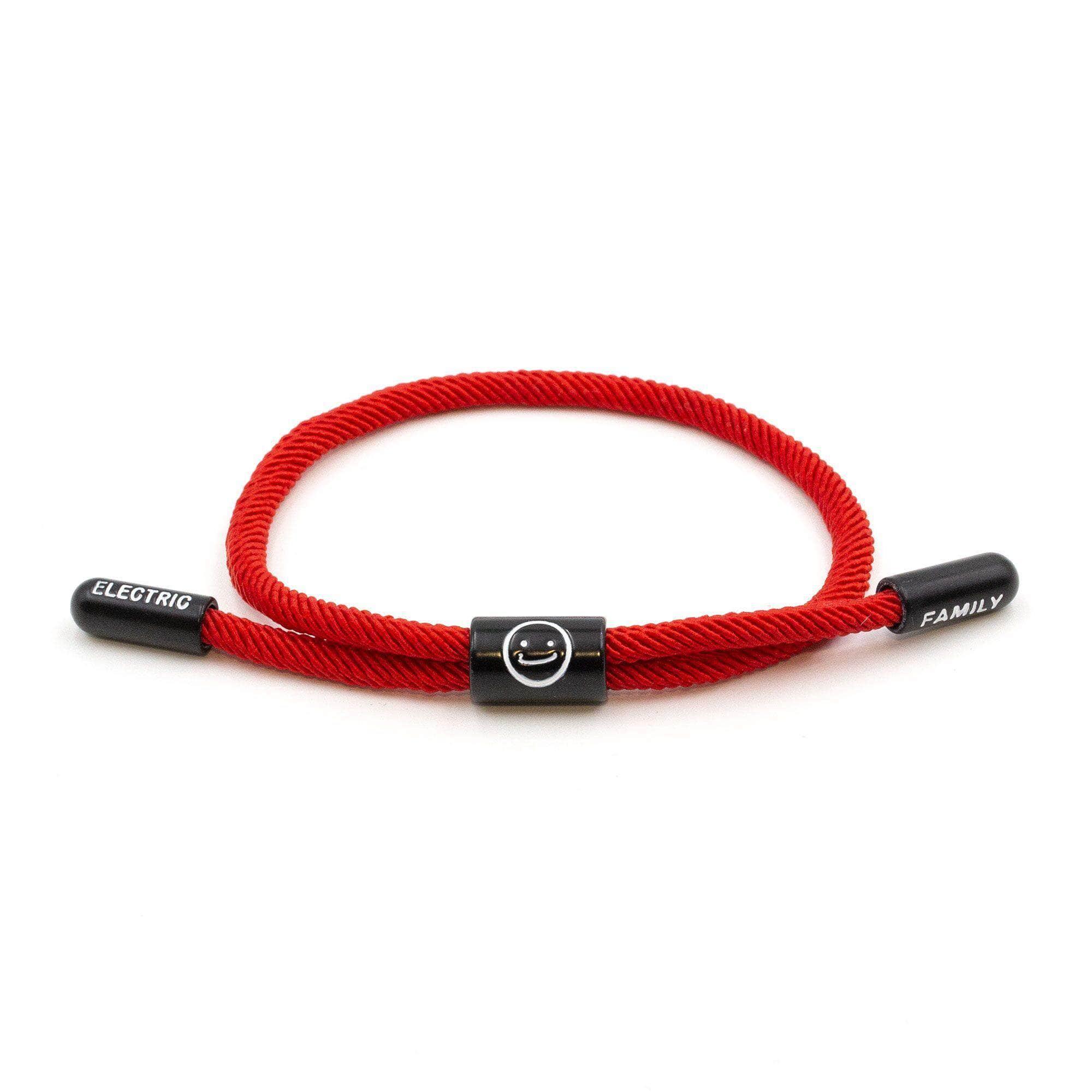Good Times New School Bracelet (Red/Black) - New School Bracelet - Electric Family- Electric Family Official Artist Merchandise