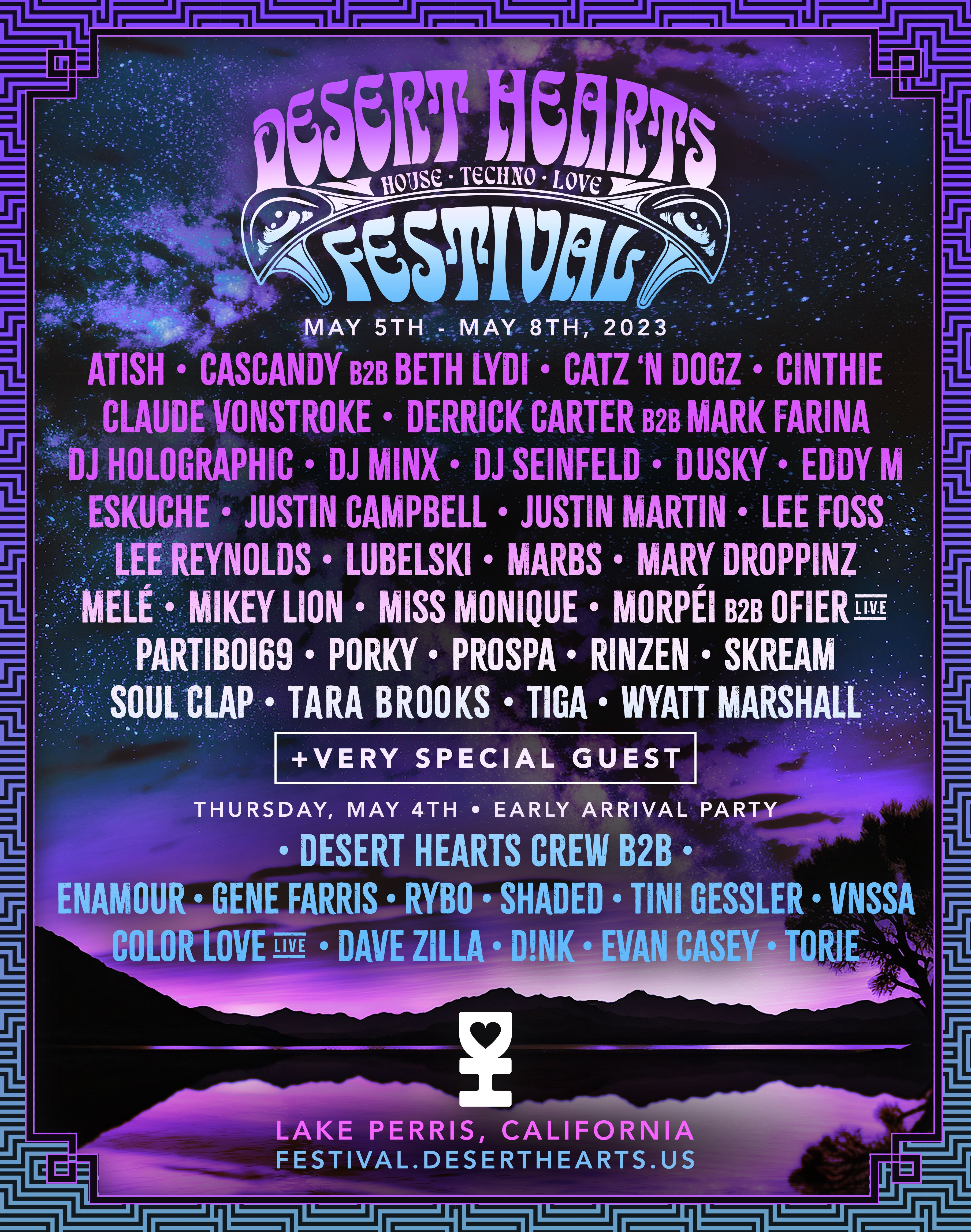 Desert Hearts Festival Announces Lineup for 2023 Edition