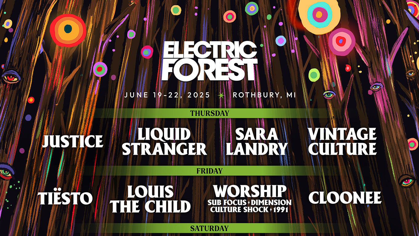 Electric Forest Announces Over 40 Additional Artists for 2025 Edition