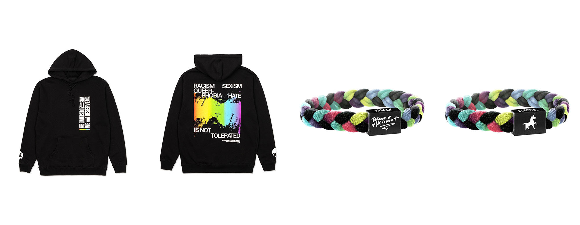 Electric Family x Moore Kismet: Hoodie + Bracelet