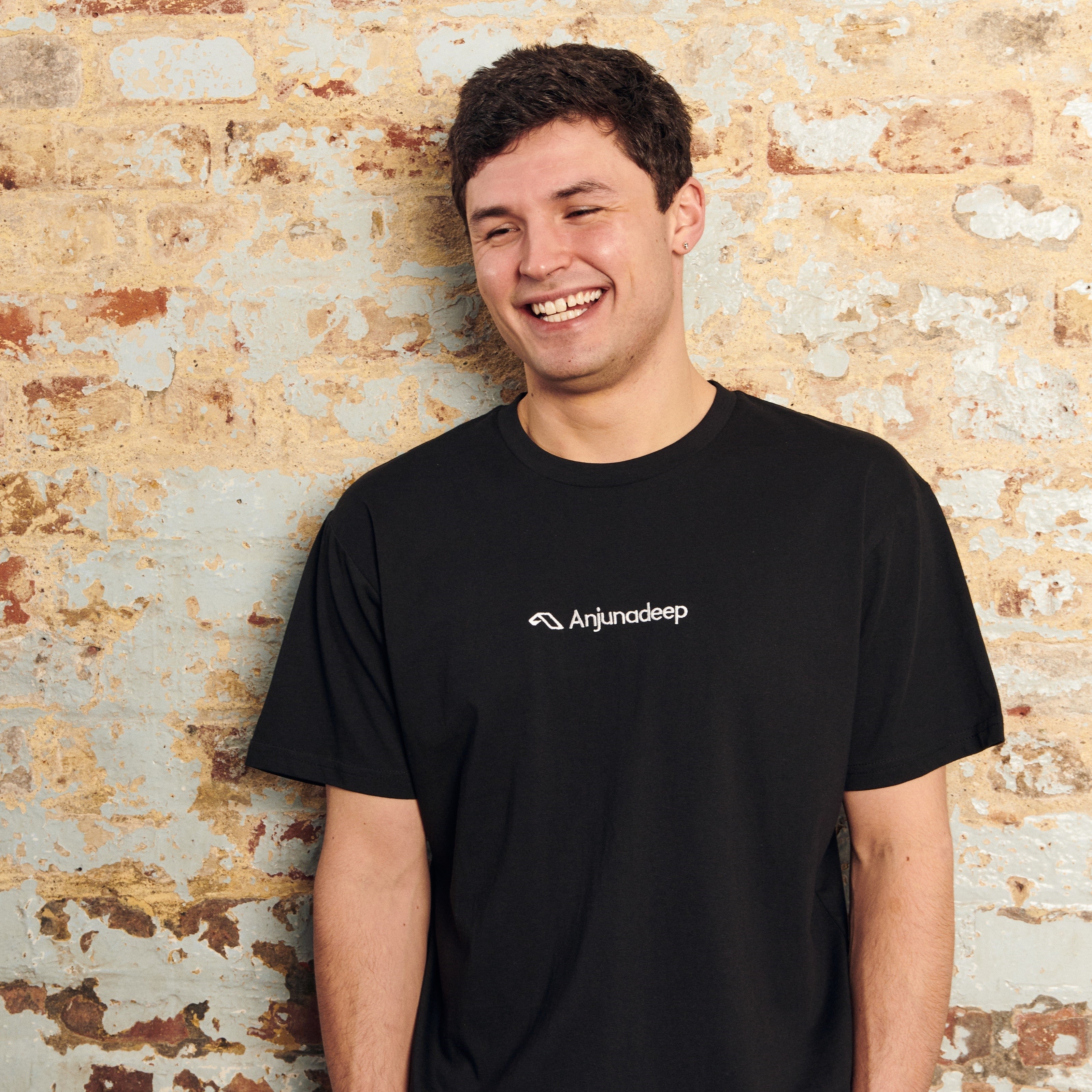 Anjunadeep Anjunadeep Type Logo Tee / Black Tee Anjunadeep Type Logo Tee / Black - S