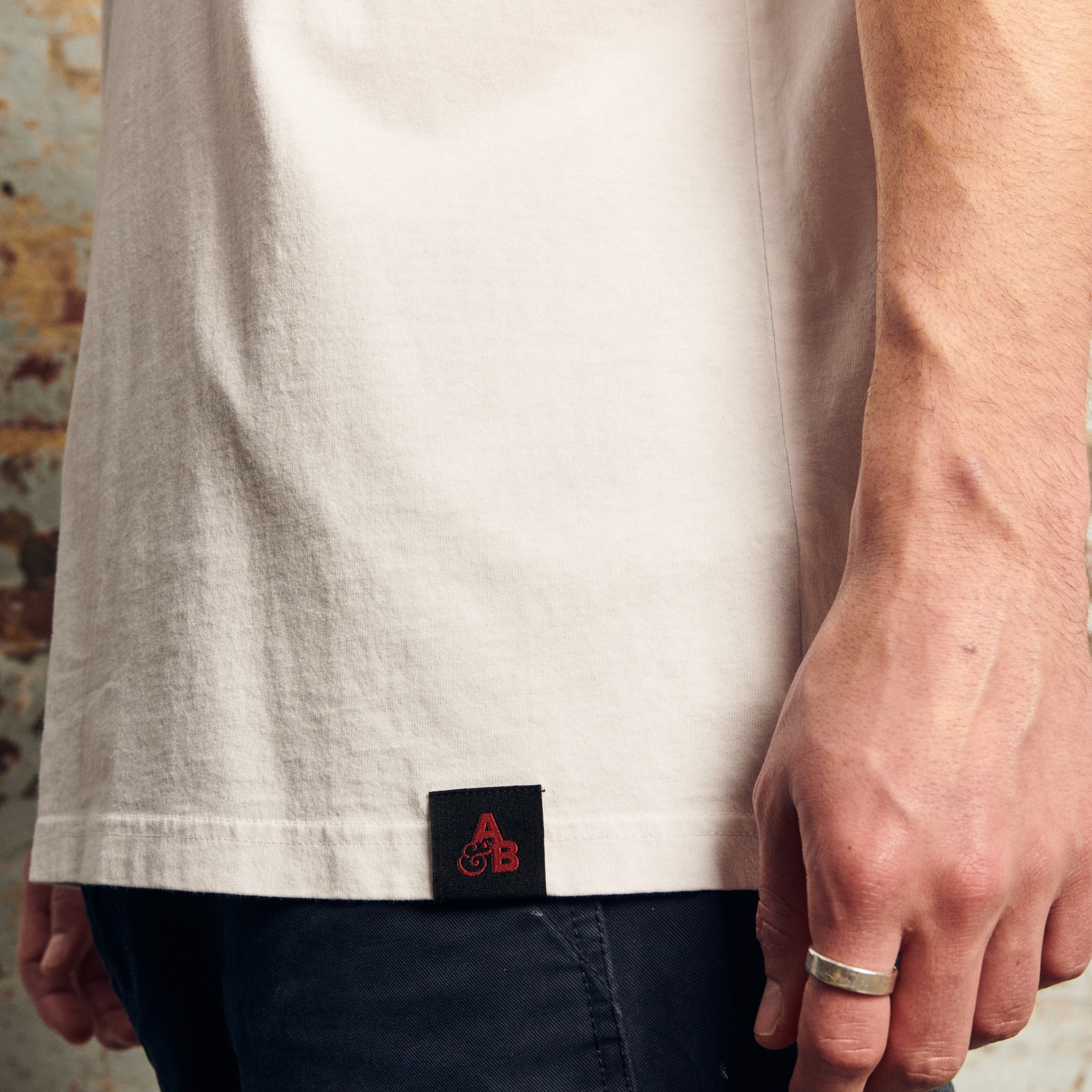 Above & Beyond Above & Beyond Logo Tee / White & Red Tee Above & Beyond Logo Tee / White & Red - S