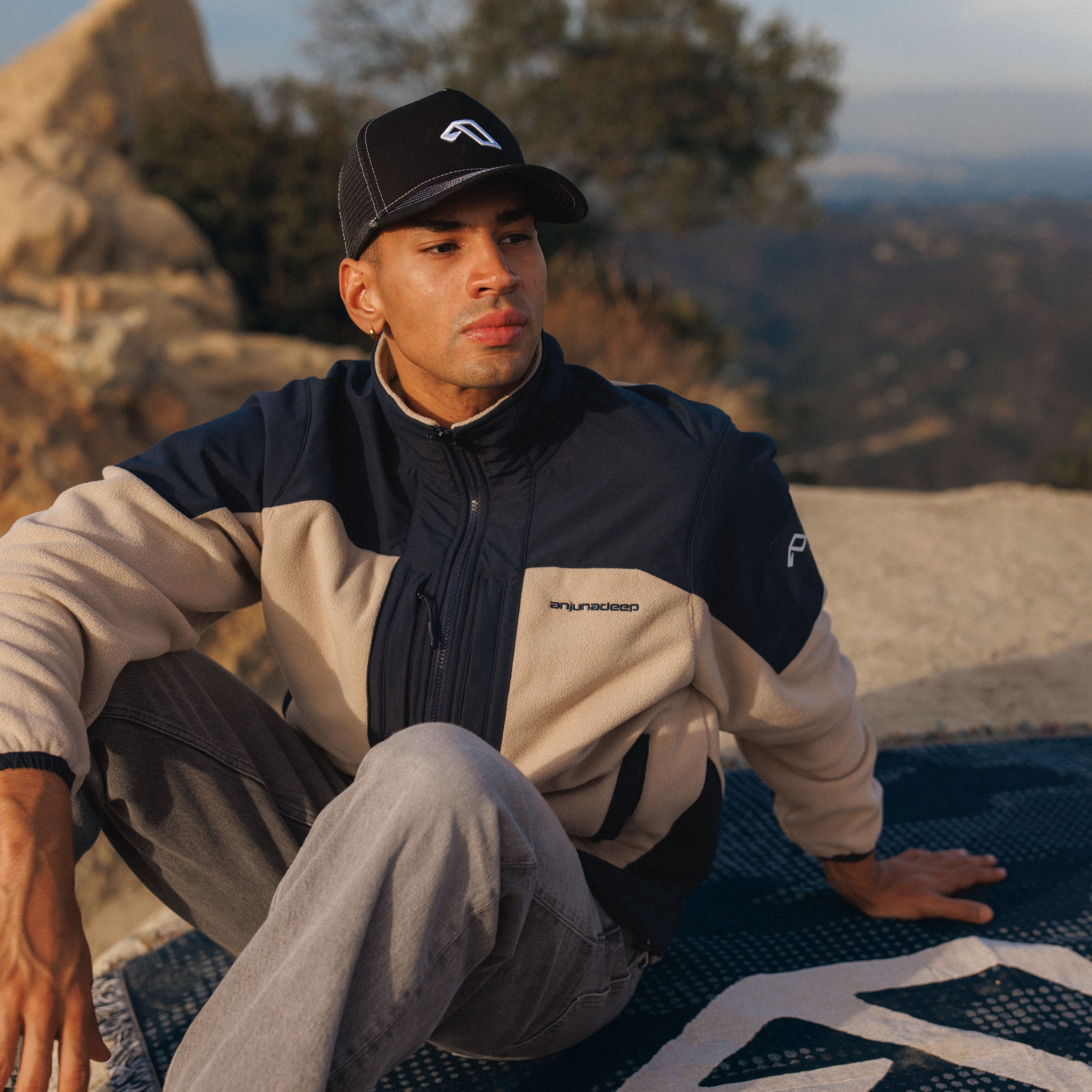 Anjuna Anjuna Trucker Hat / Black Trucker Hat Anjuna Trucker Hat / Black - Default Title