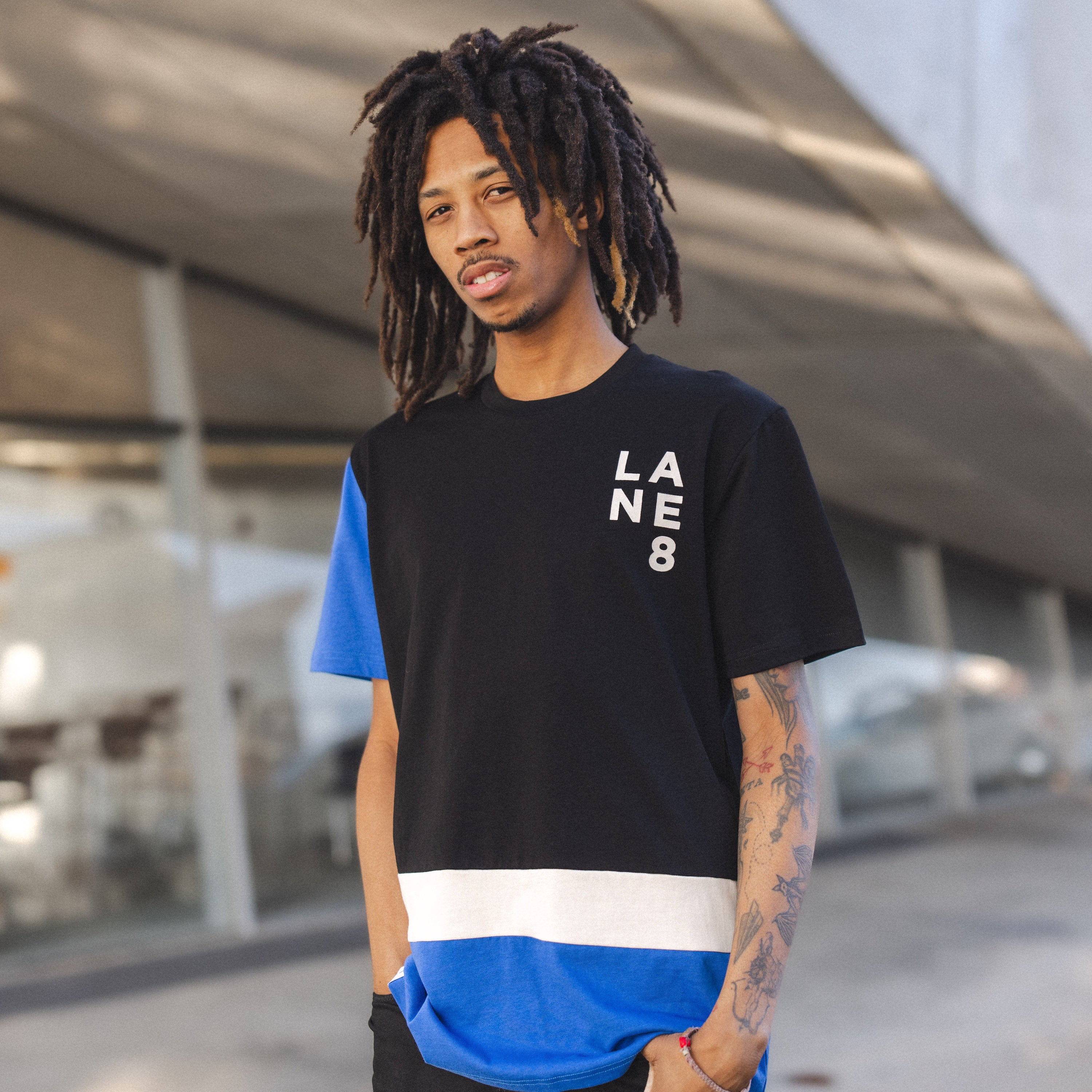 Lane 8 Cobalt Colorblock Tee