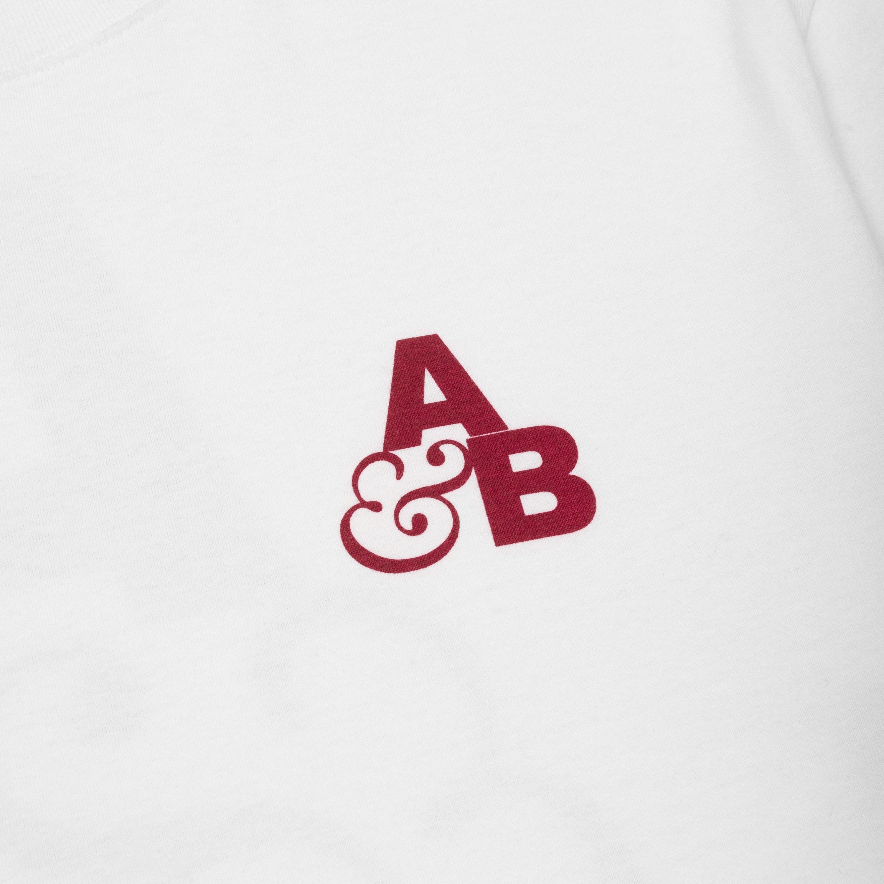 Above & Beyond Above & Beyond Logo Tee / White & Red Tee Above & Beyond Logo Tee / White & Red - S
