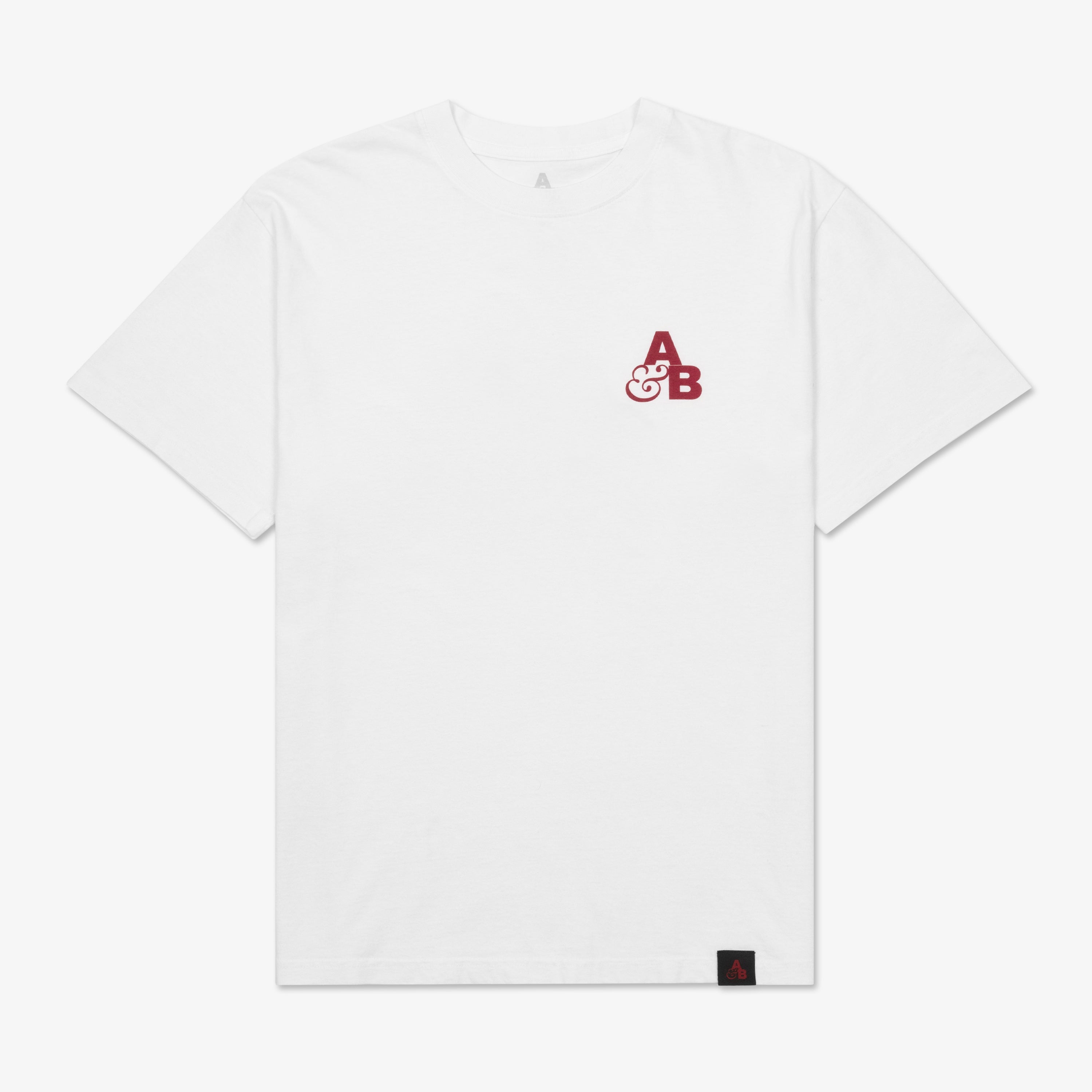 Above & Beyond Above & Beyond Logo Tee / White & Red Tee Above & Beyond Logo Tee / White & Red - S