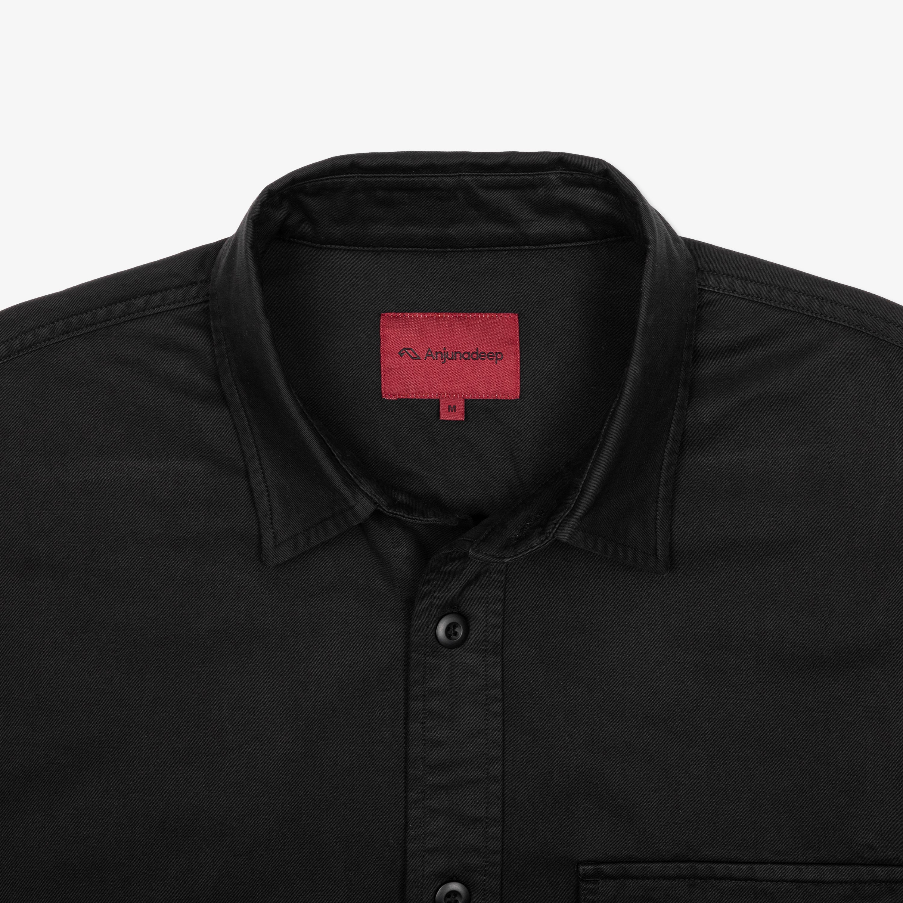 Anjunadeep Anjunadeep Black Shirt Jacket Shirt Jacket Anjunadeep Black Shirt Jacket - S