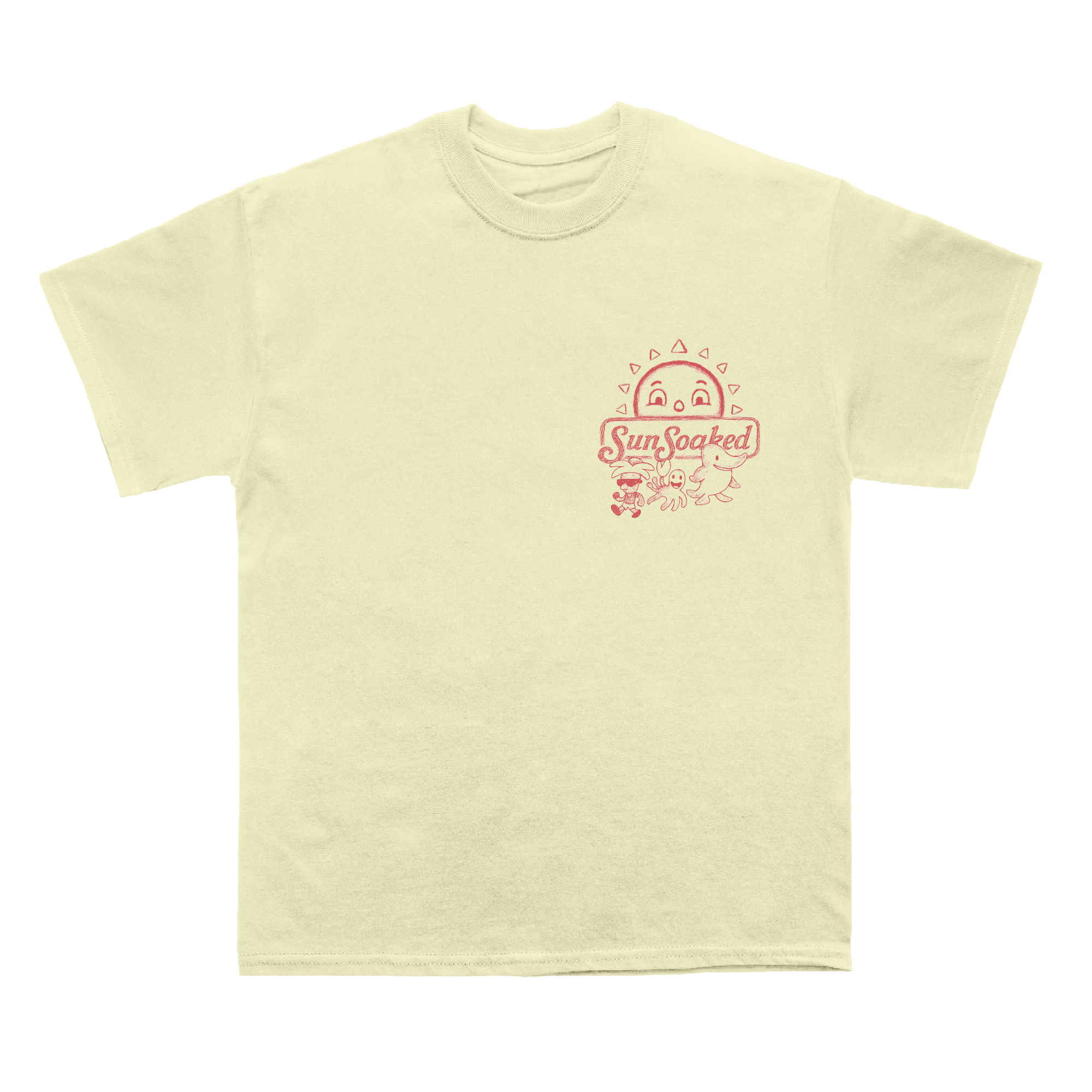Sunsoaked Character Sketch Tee - Yellow