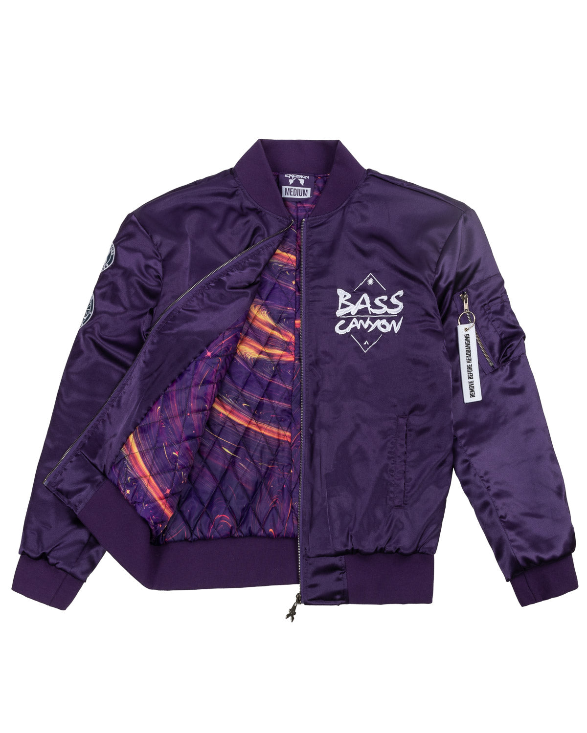 Bass Canyon Flight Jacket (Purple)