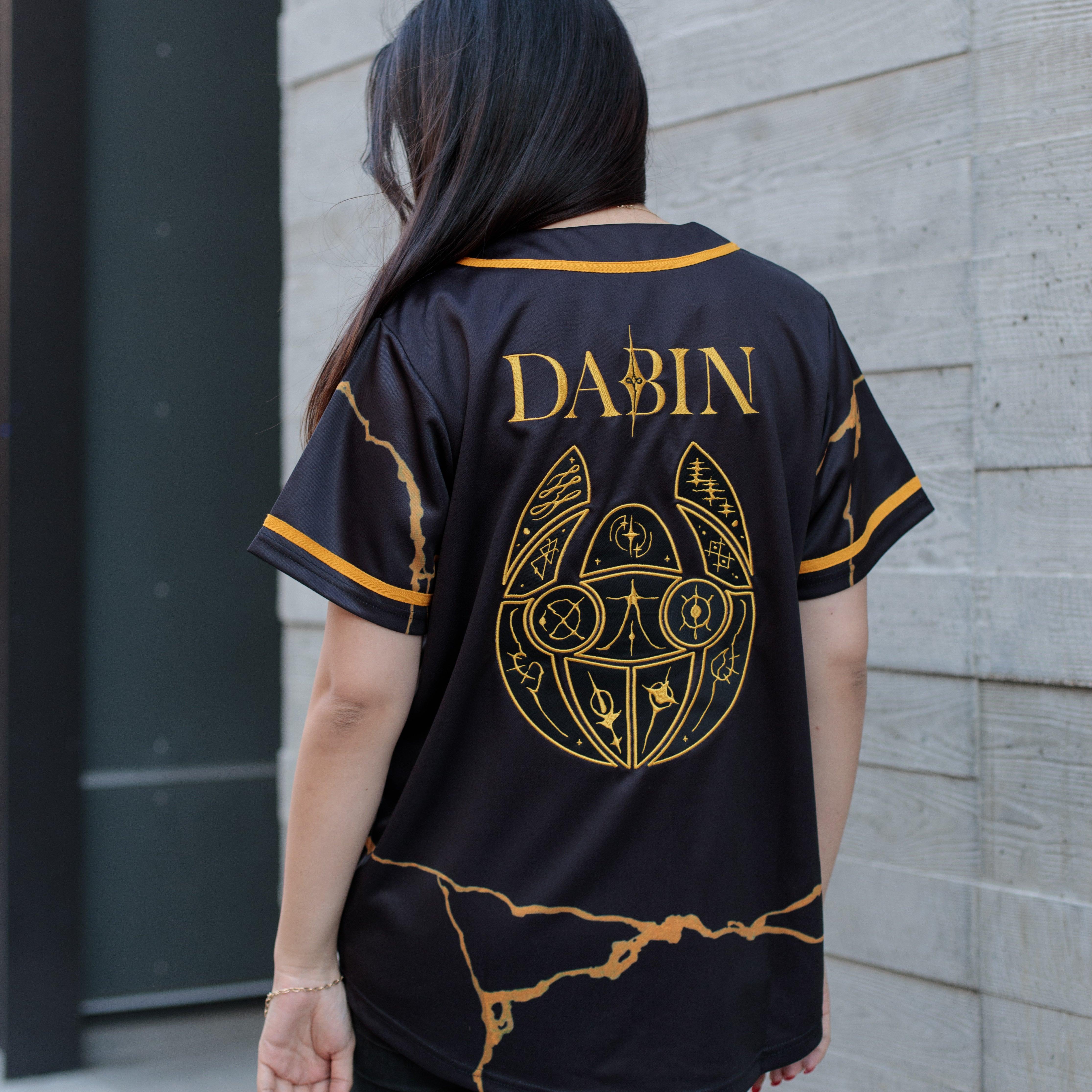 Dabin - Between Broken Glyph Mask Baseball Jersey