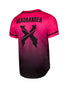 Headbanger Baseball Jersey (Neon Pink/Black Gradient)